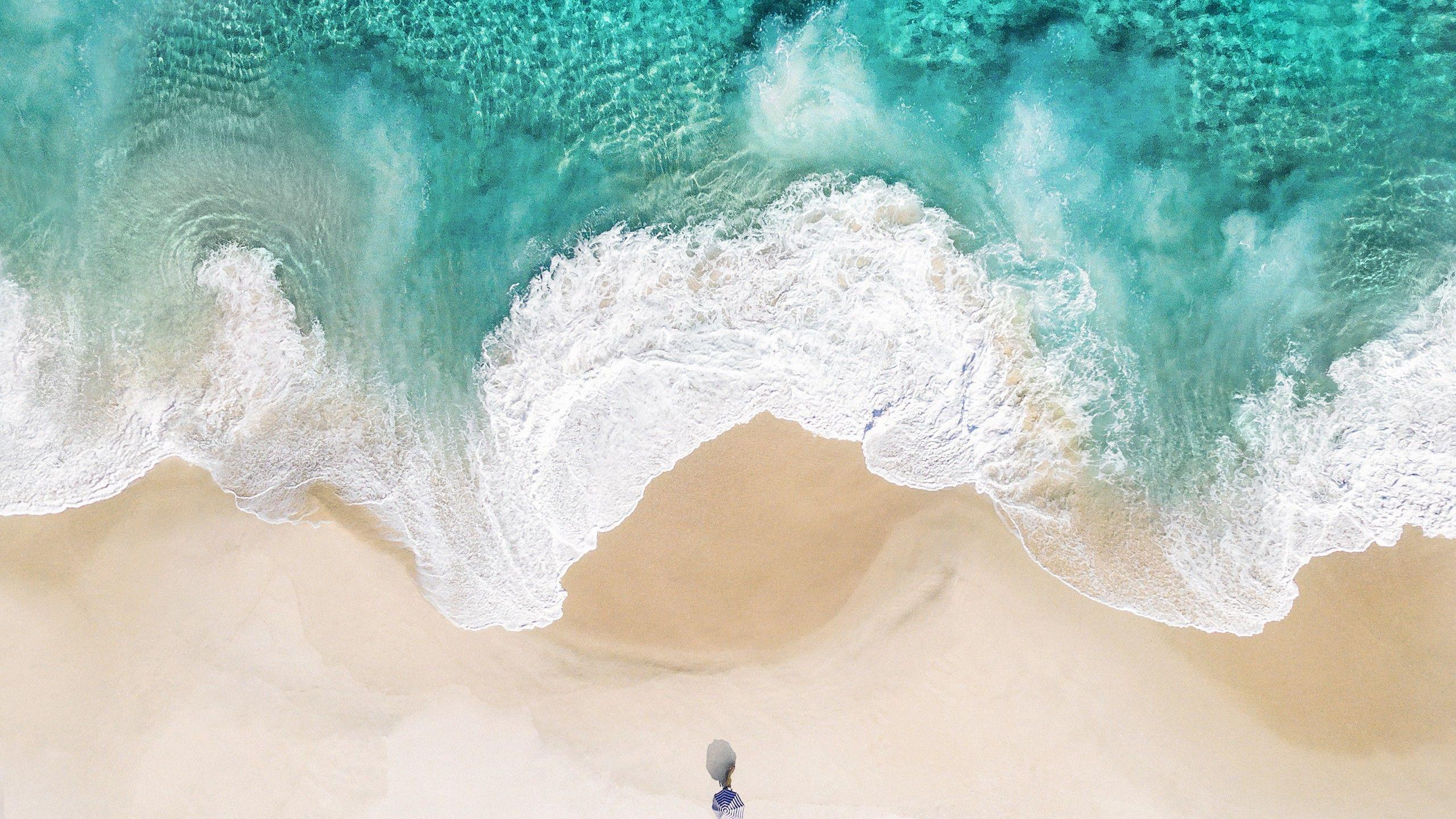 2560x1440 Wallpaper Beach, Alone, Shore, HD, Stock, Nature / Editor's Picks