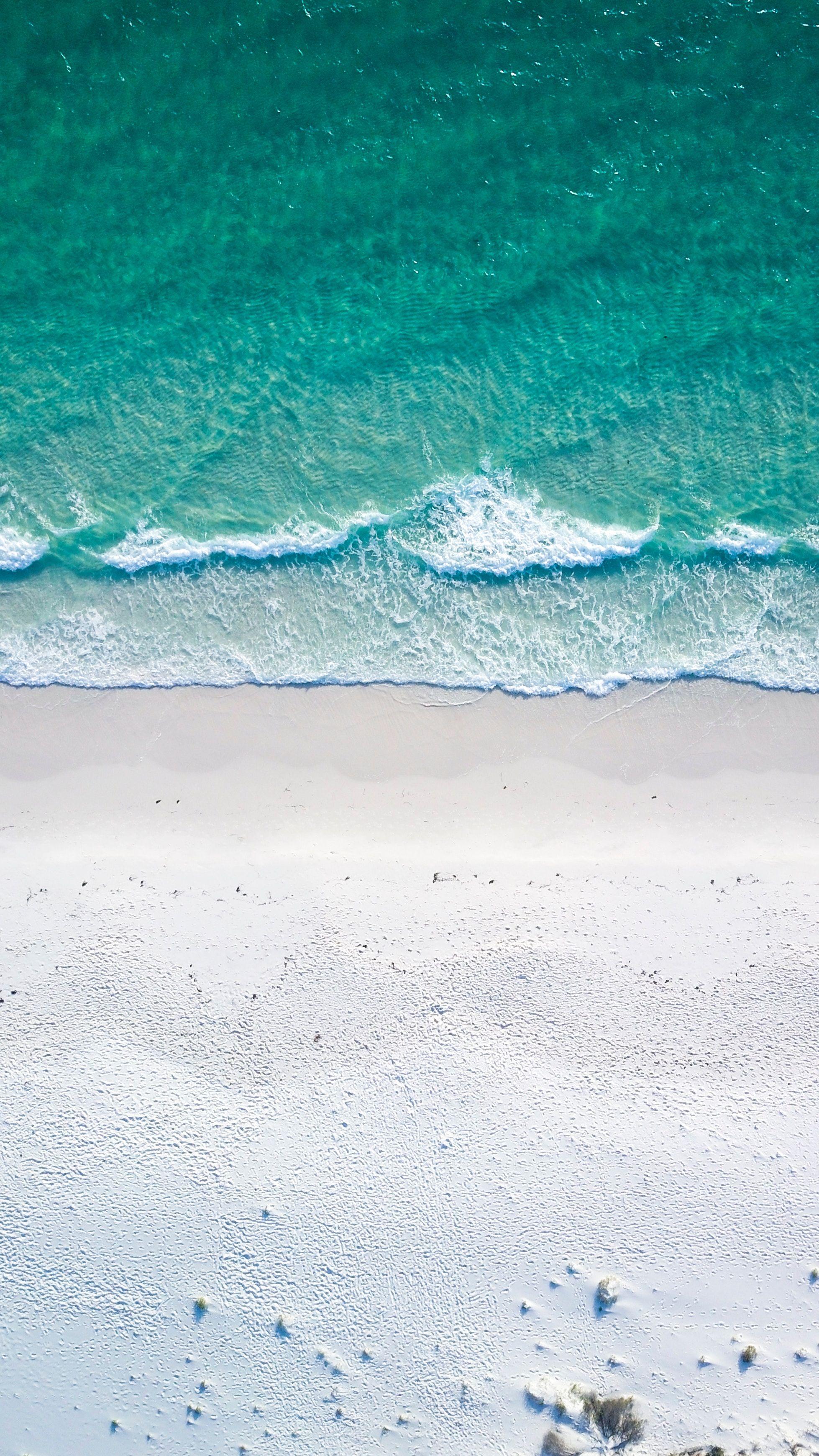 1958x3480 Ocean Shore View Wallpaper