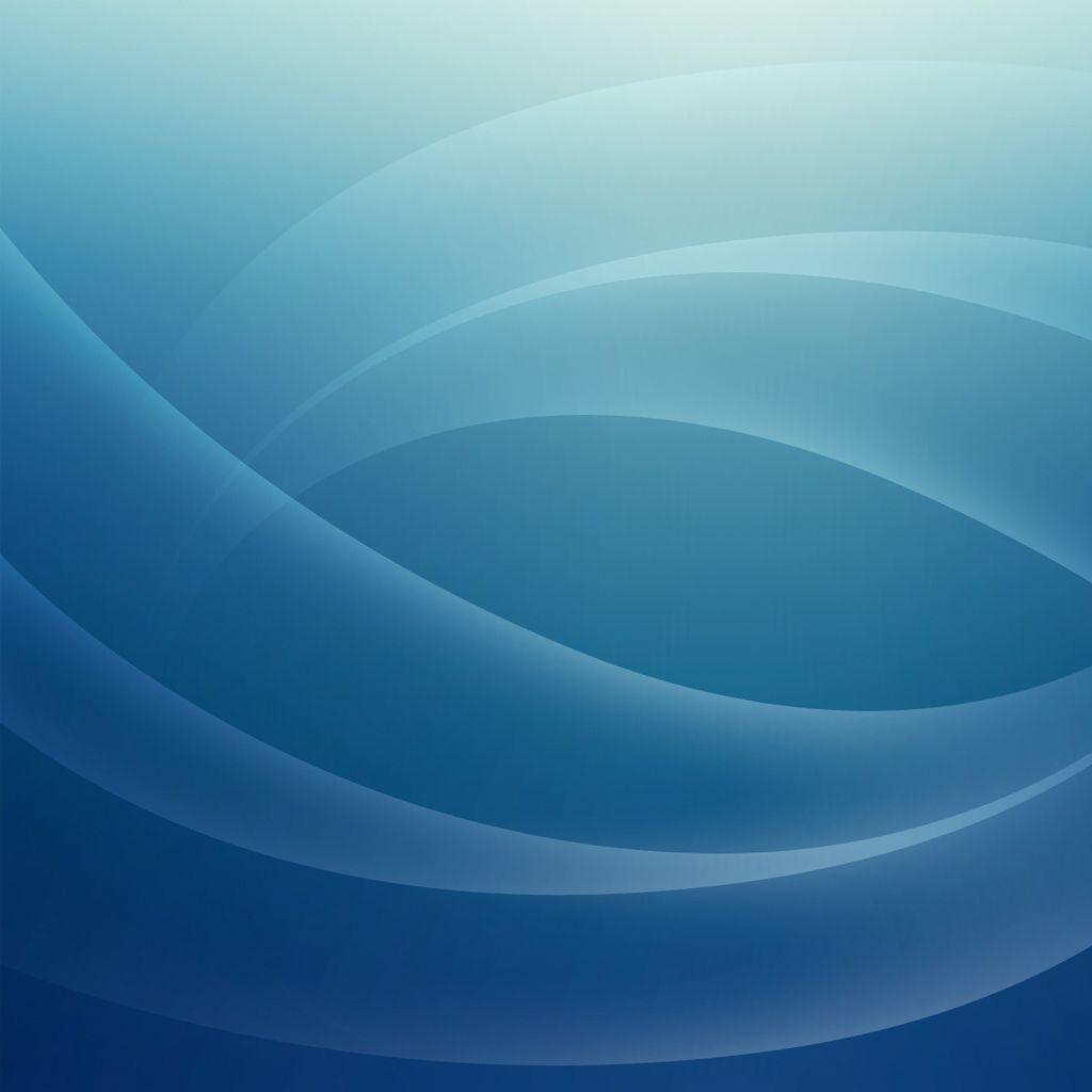 1024x1024 Blue Swirls iPad Wallpaper Free Download