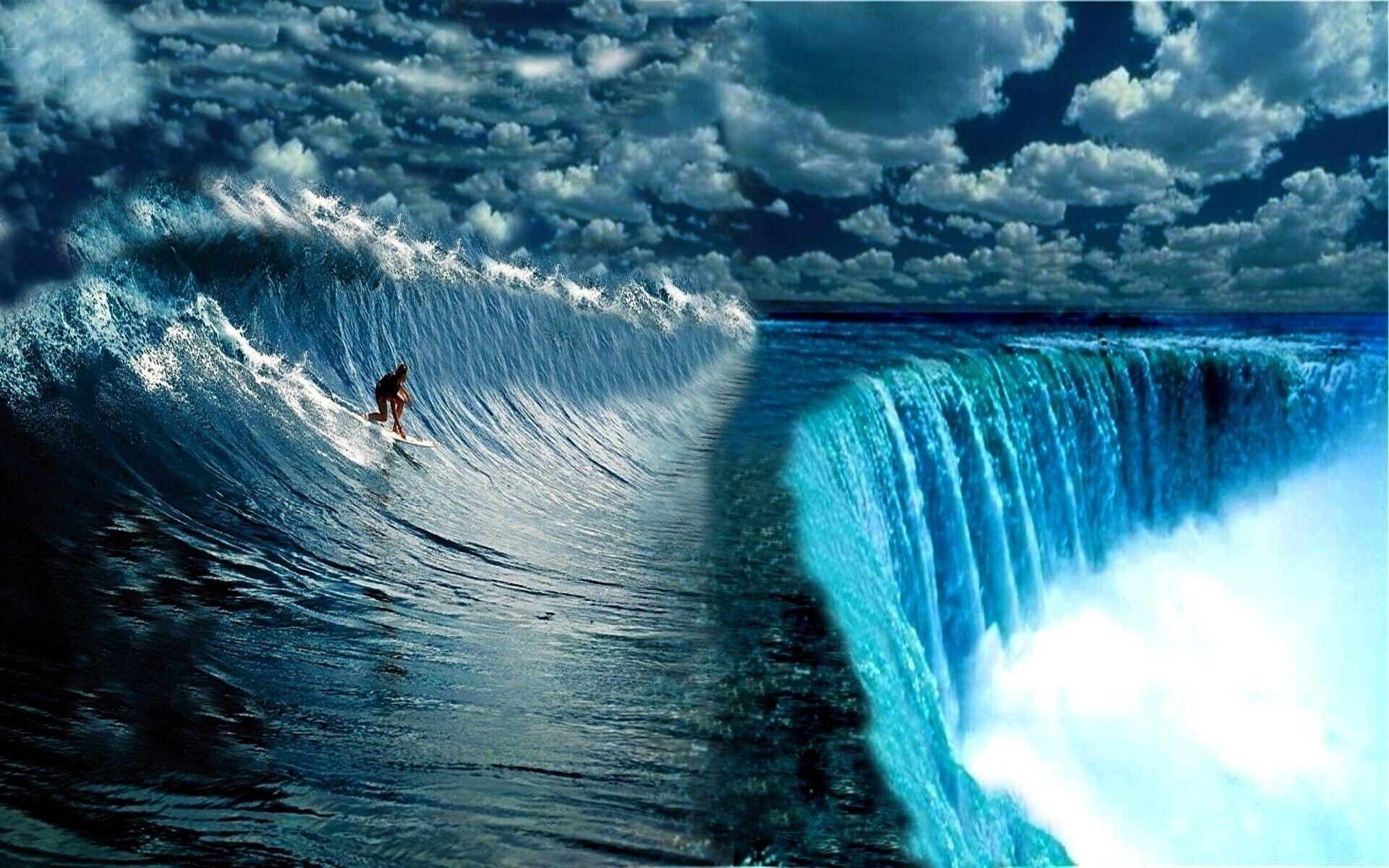 1920x1200 Waves Wallpaper