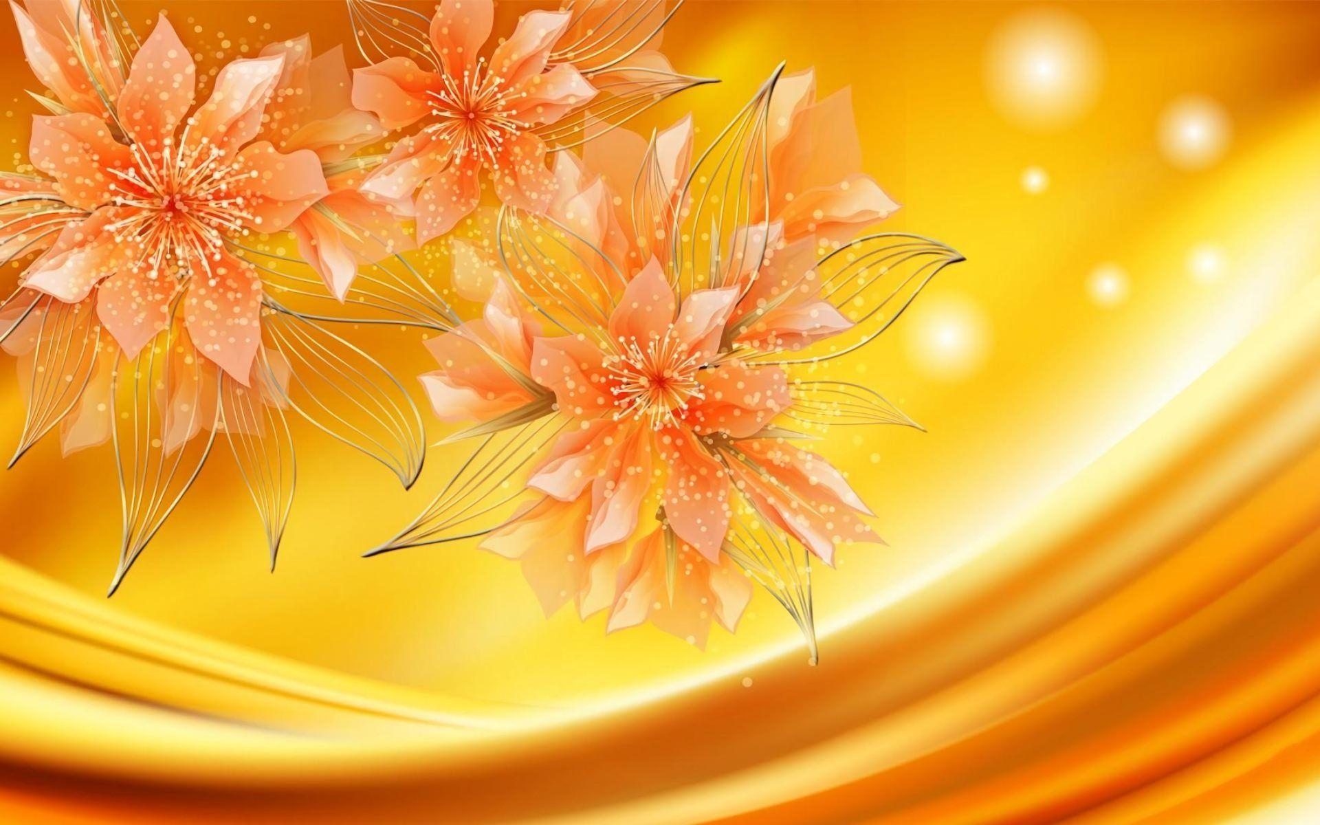 1920x1200 Fall Flowers Abstract HD Wallpaper. Background Imagex1200