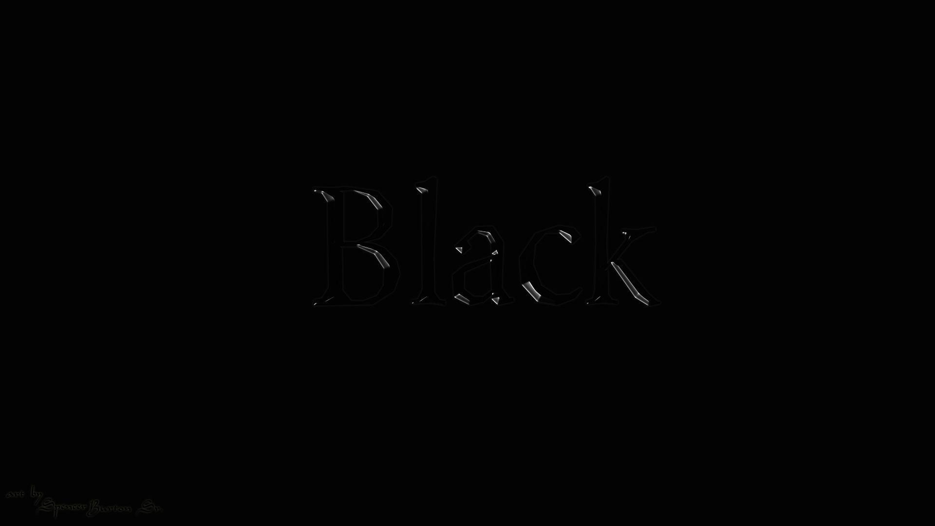 1920x1080 Wallpaper HD Black