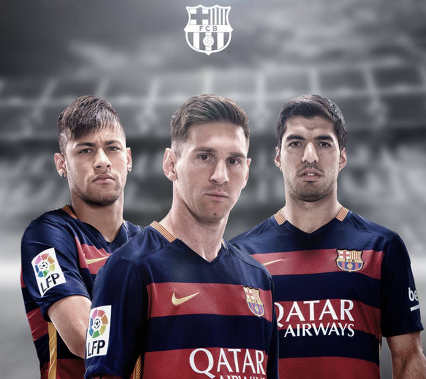 Messi Neymar Suarez Wallpaper 4K