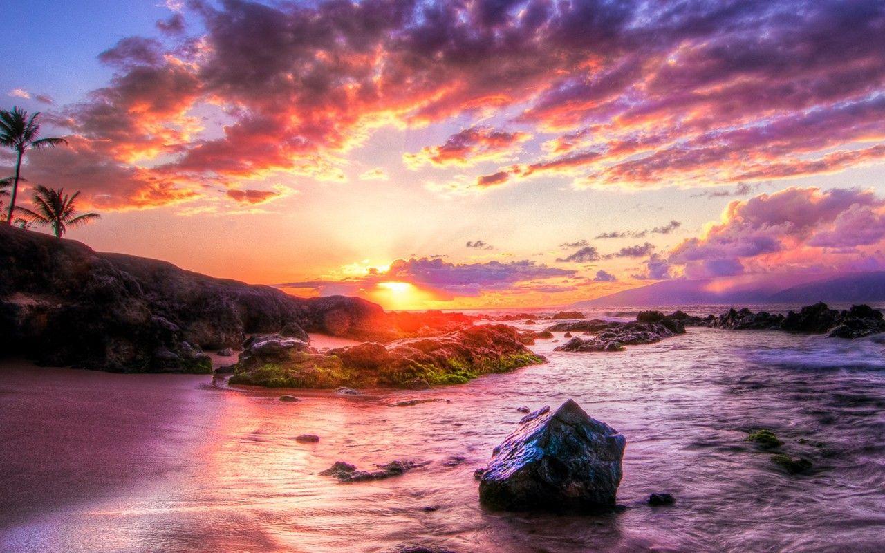 1280x800 Hawaii beach wallpaper. PC