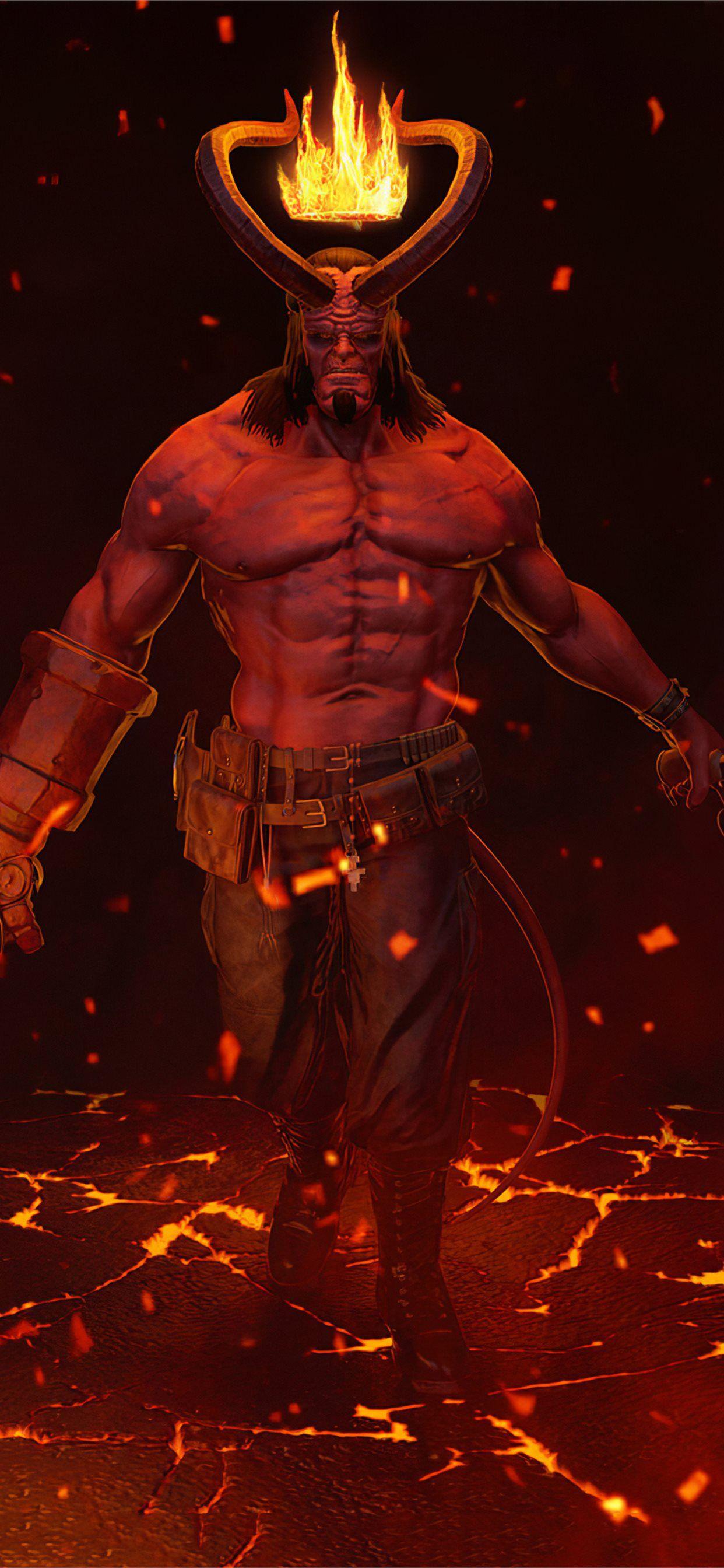 1242x2688 hellboy 4k 2020 iPhone Wallpaper Free Download