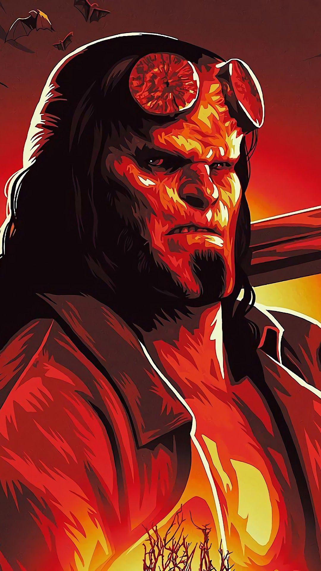 1080x1920 Hellboy, Sword, Movie, Art iPhone 6s, 6 HD