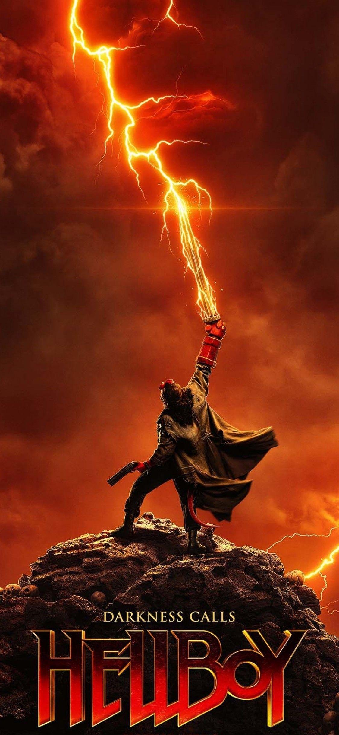 1125x2436 Download 1125x2436 Hellboy Fantasy Movies, Sword Wallpaper