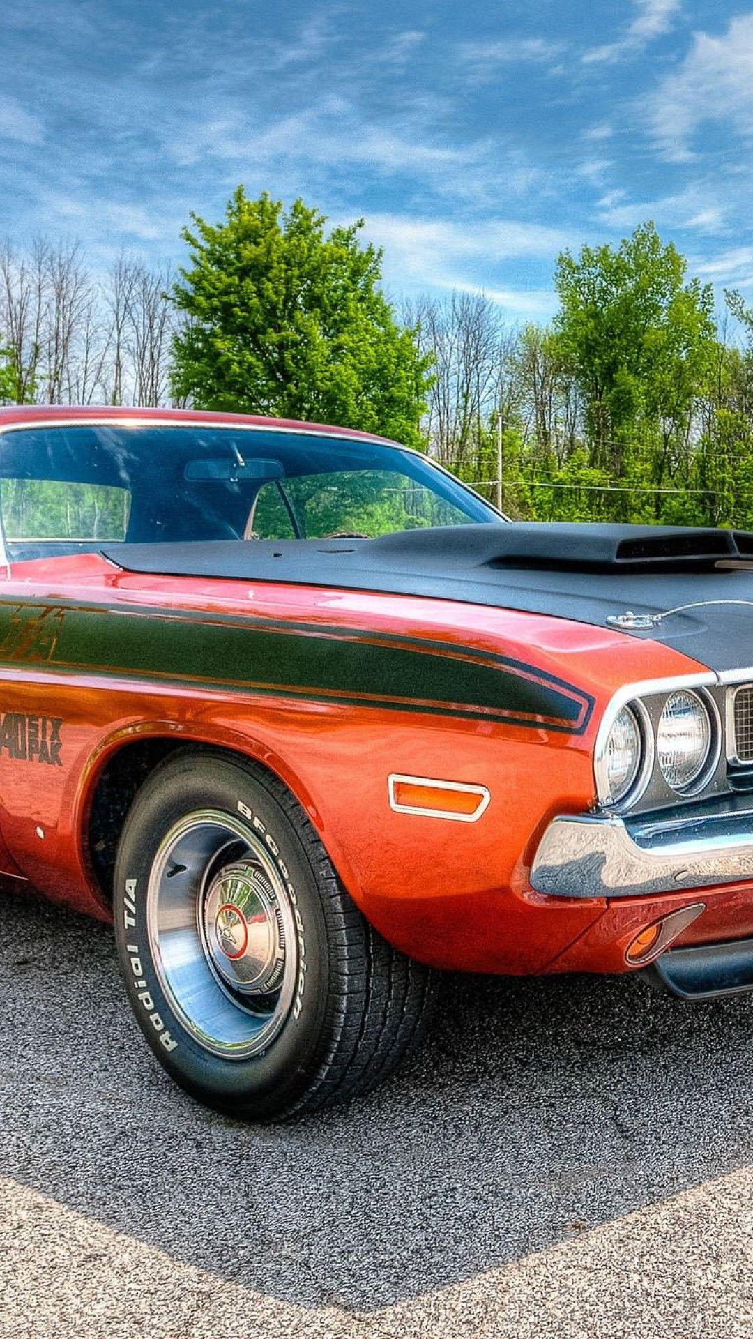 1080x1920 Dodge Challenger 1970 HDR Wallpaper iPhone 6 Plus Resolution