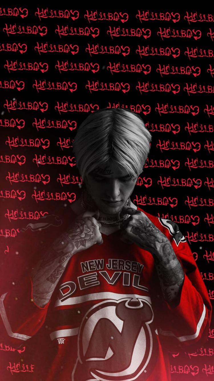 750x1334 HELLBOY PEEP WALLPAPER fits iPhone 6s, 8: LilPeep