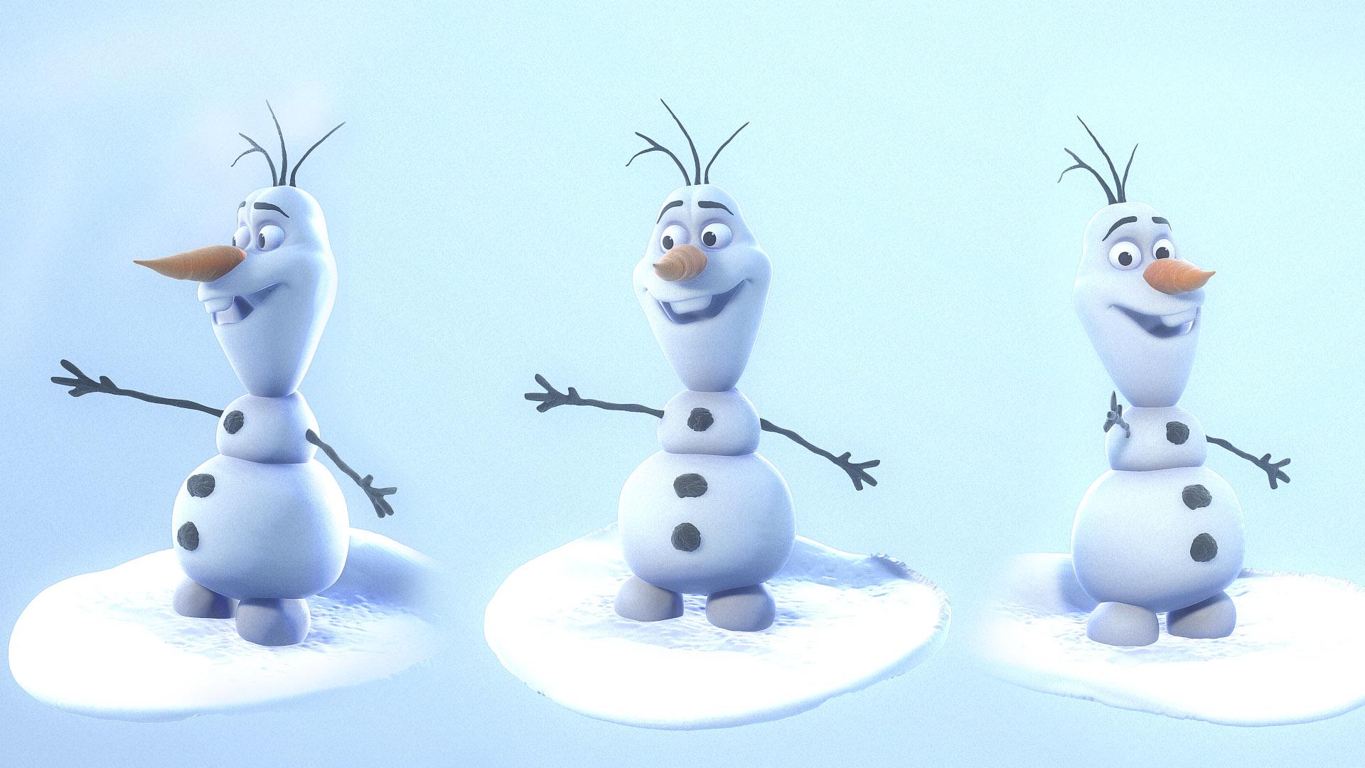 1920x1080 Cute Olaf Wallpaper