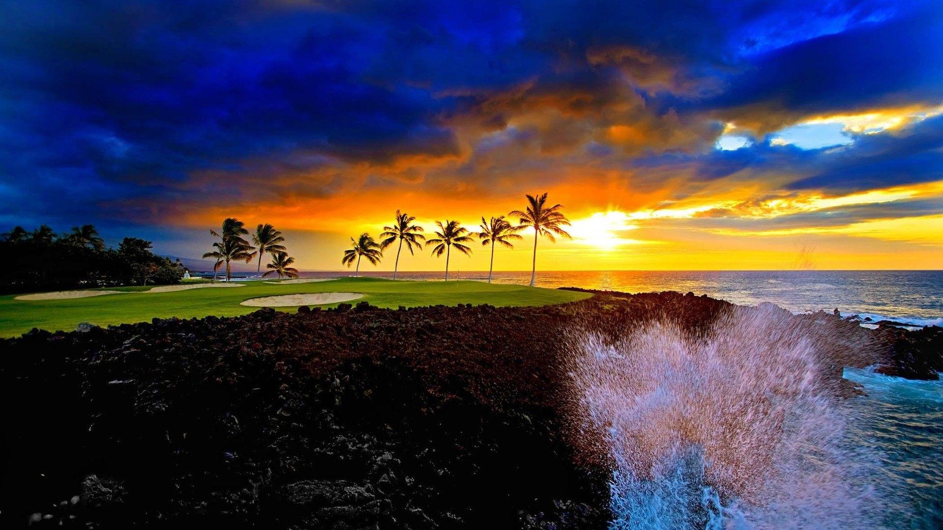 1920x1080 wallpaper: Blue Sea Travel Beaches Nature Beach