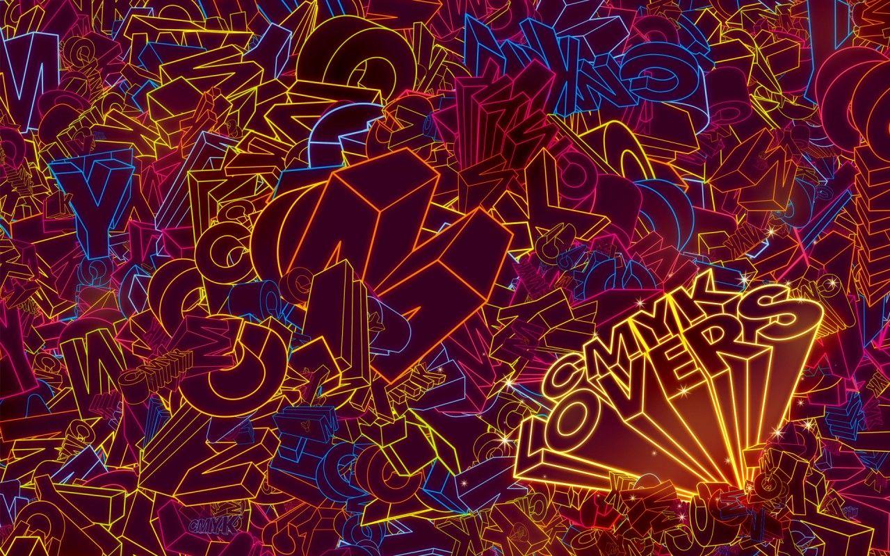 1280x800 Typography, retro wallpaper. Typography, retro