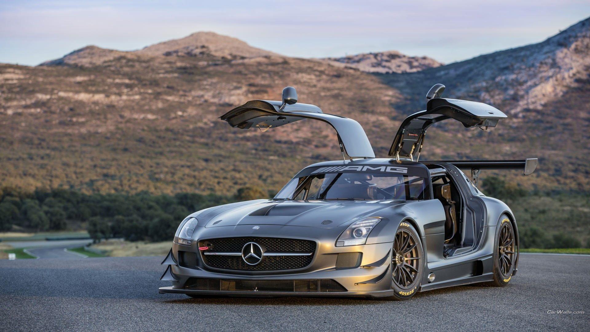 1920x1080 Grey Mercedes Benz Luxury Car, Mercedes SLS, German Cars, Race Cars, Mercedes AMG HD Wallpaper