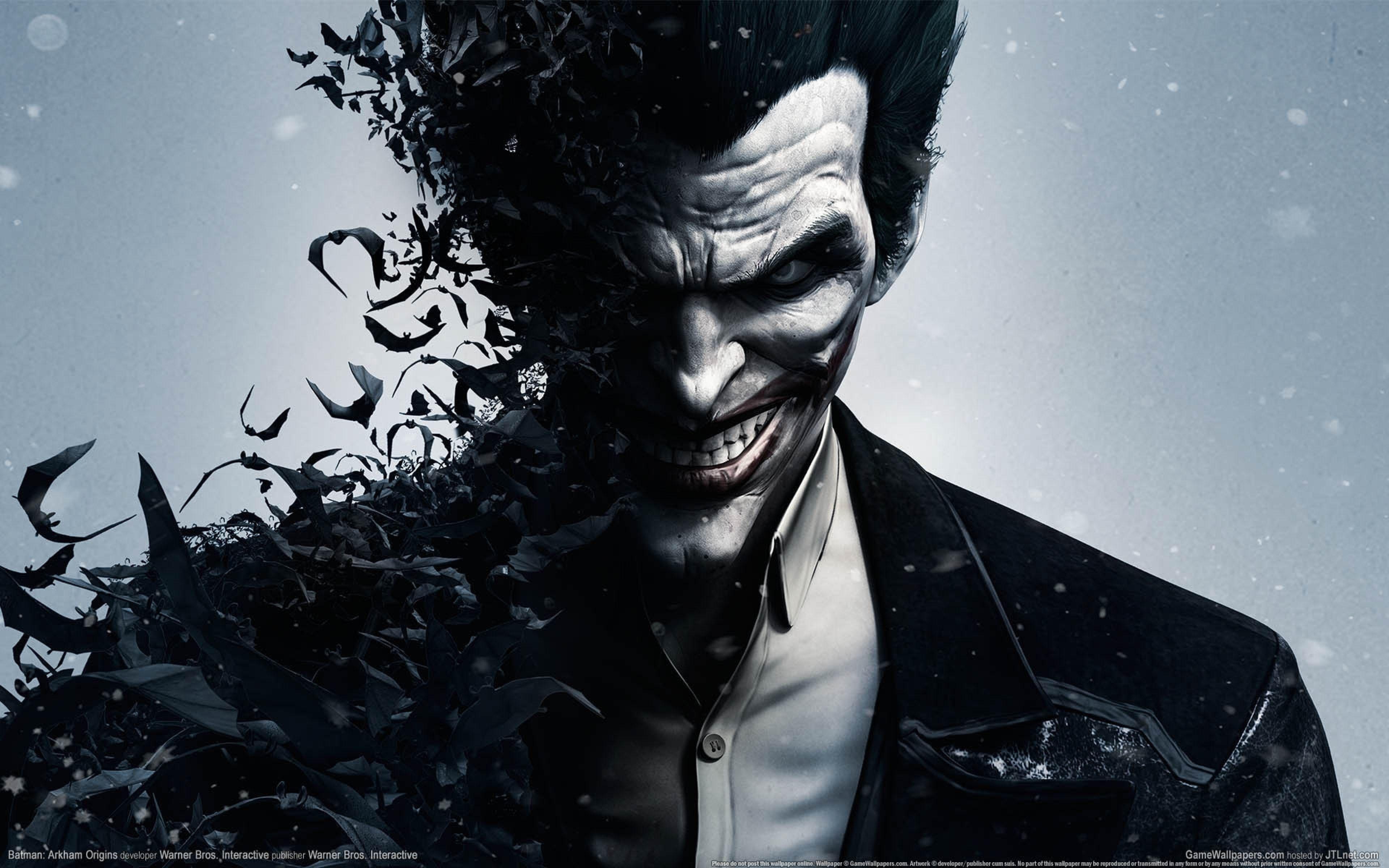 3840x2400 the joker batman arkham origins 4k ultra HD wallpaper