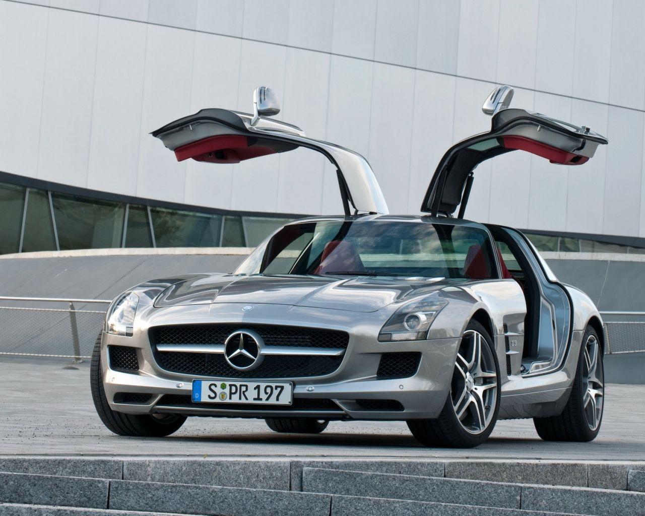 1280x1024 Free download Mercedes Benz SLS AMG photo and wallpaper