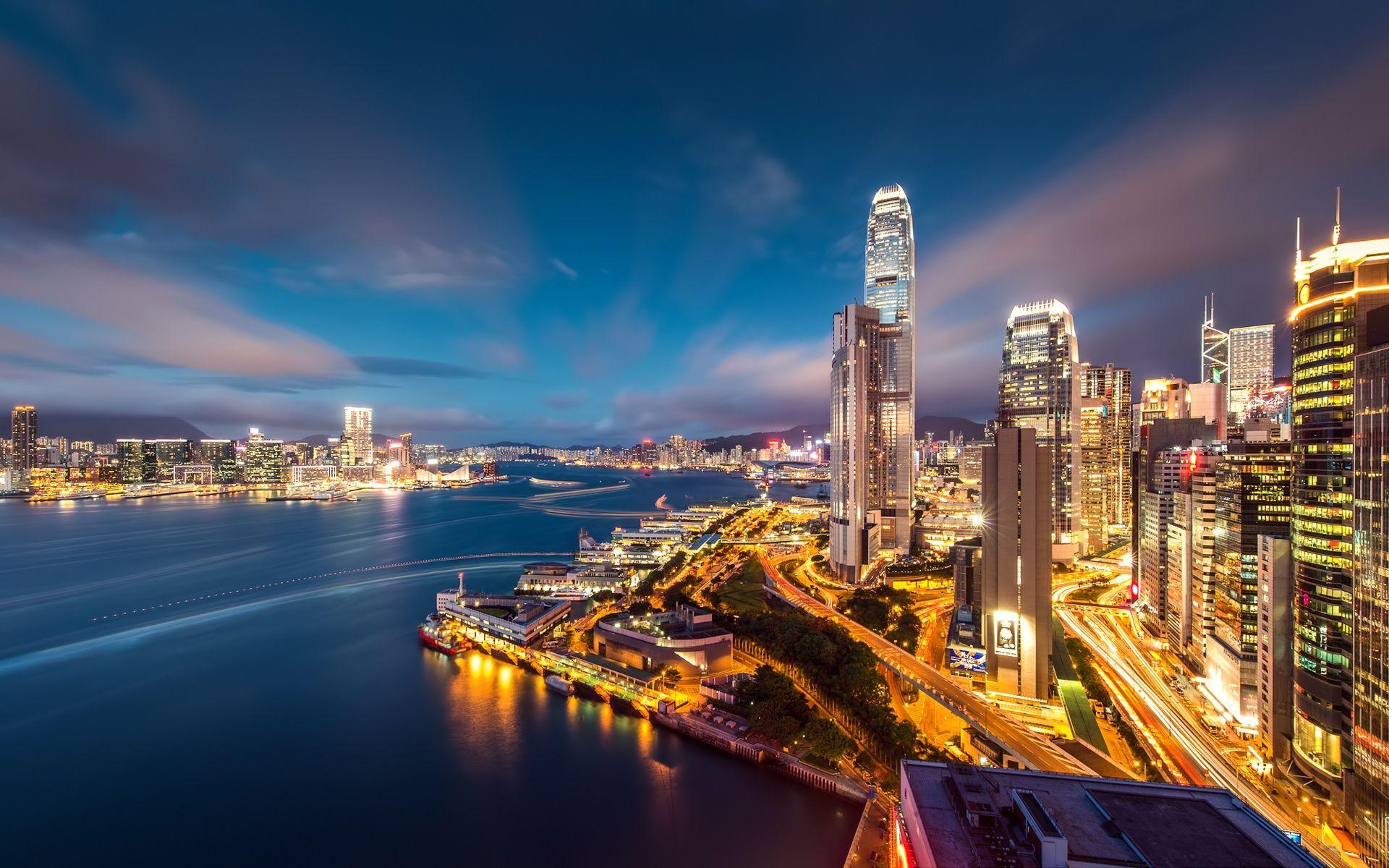 Hong Kong Night View Wallpapers Top Free Hong Kong Night View