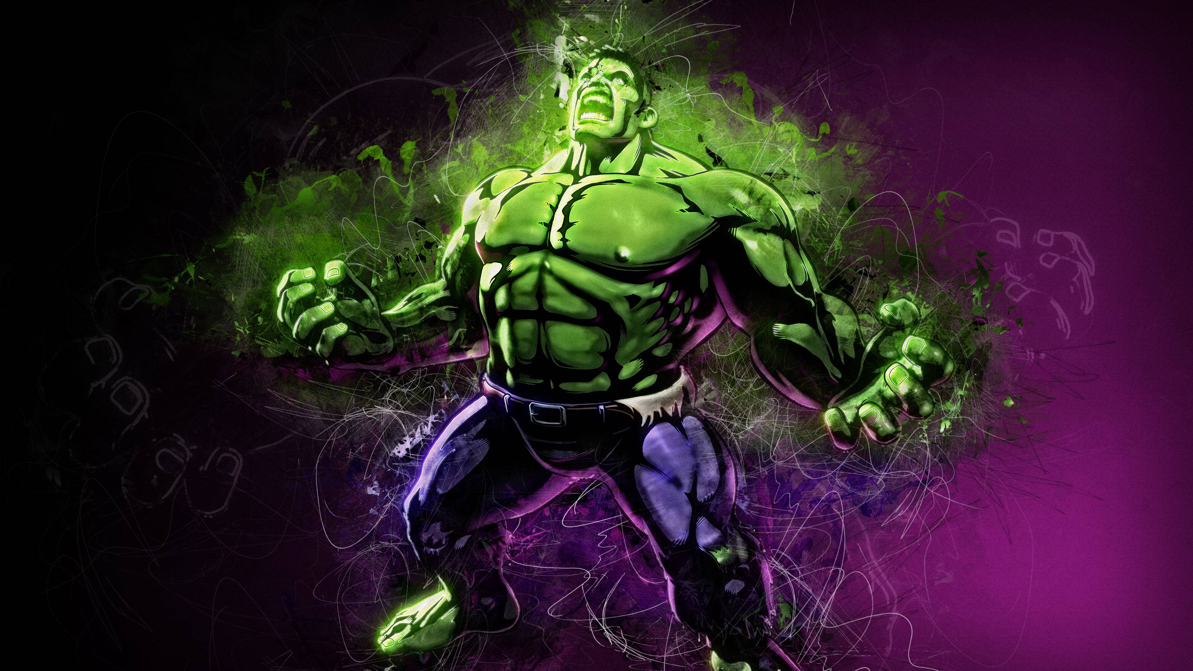 3840x2160 Hulk Artwork 4K HD Wallpaper