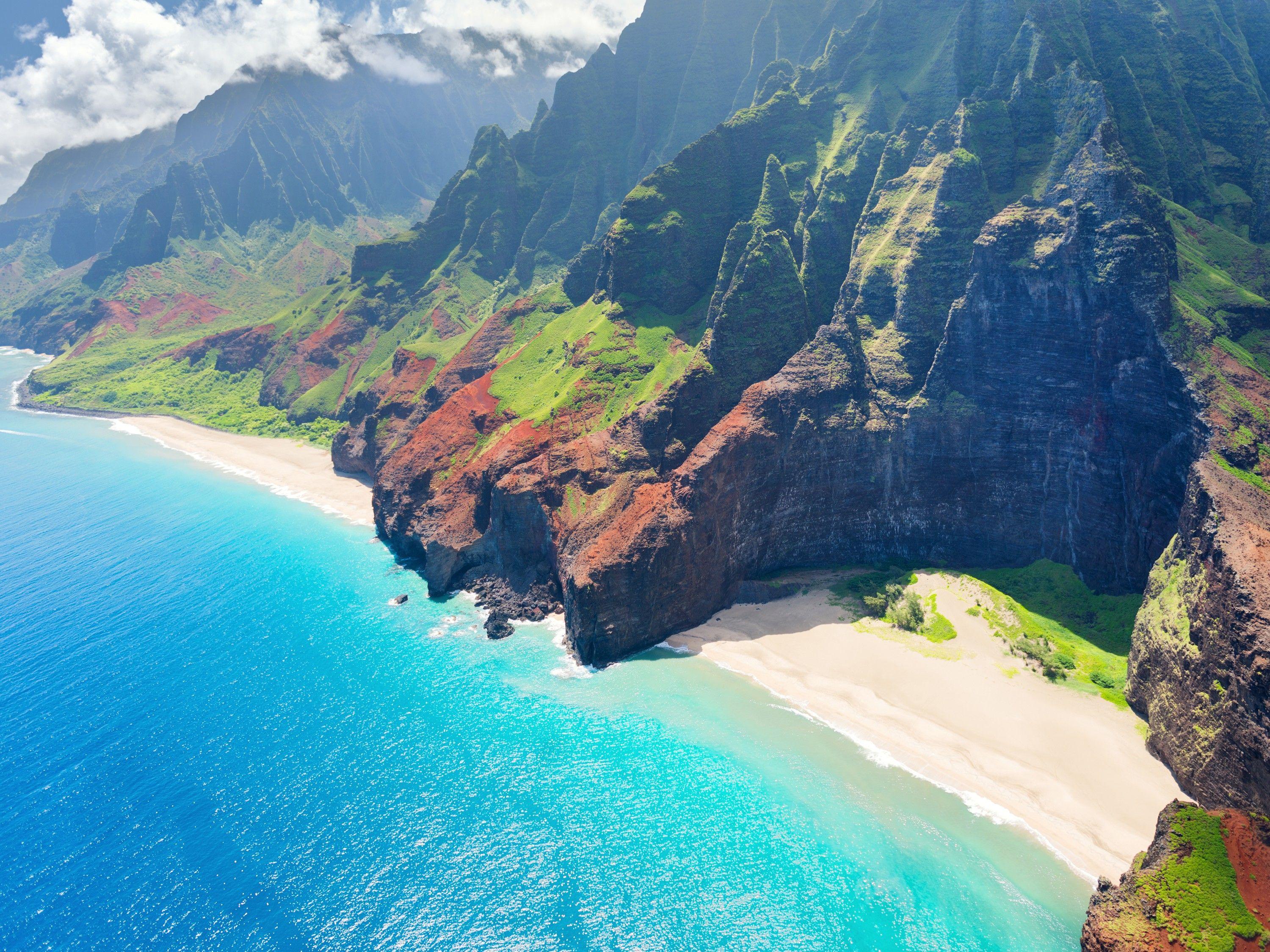 3000x2250 landscape nature hawaii beach wallpaper and background
