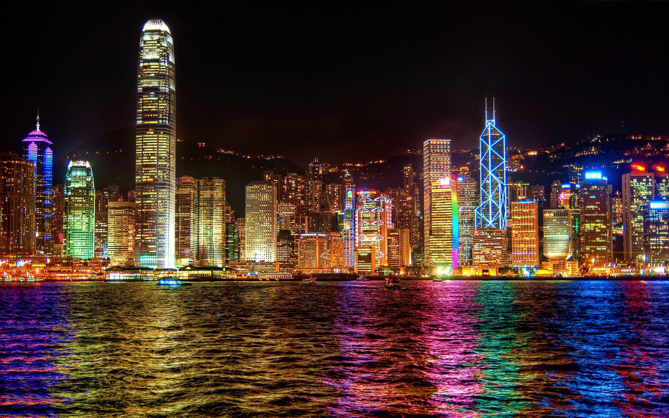 Hong Kong Night View Wallpapers - Top Free Hong Kong Night View ...