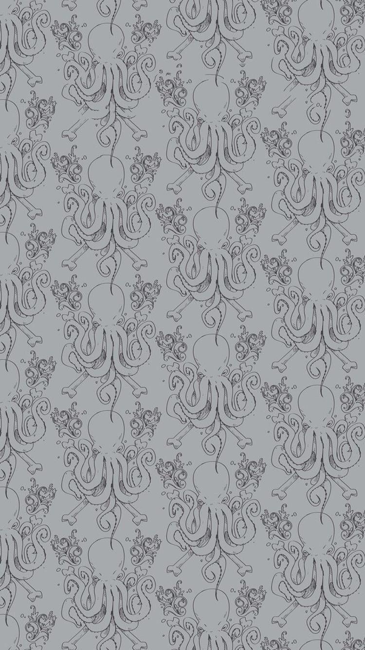 750x1334 Octopus iPhone wallpaper. Octopus wallpaper, Gothic