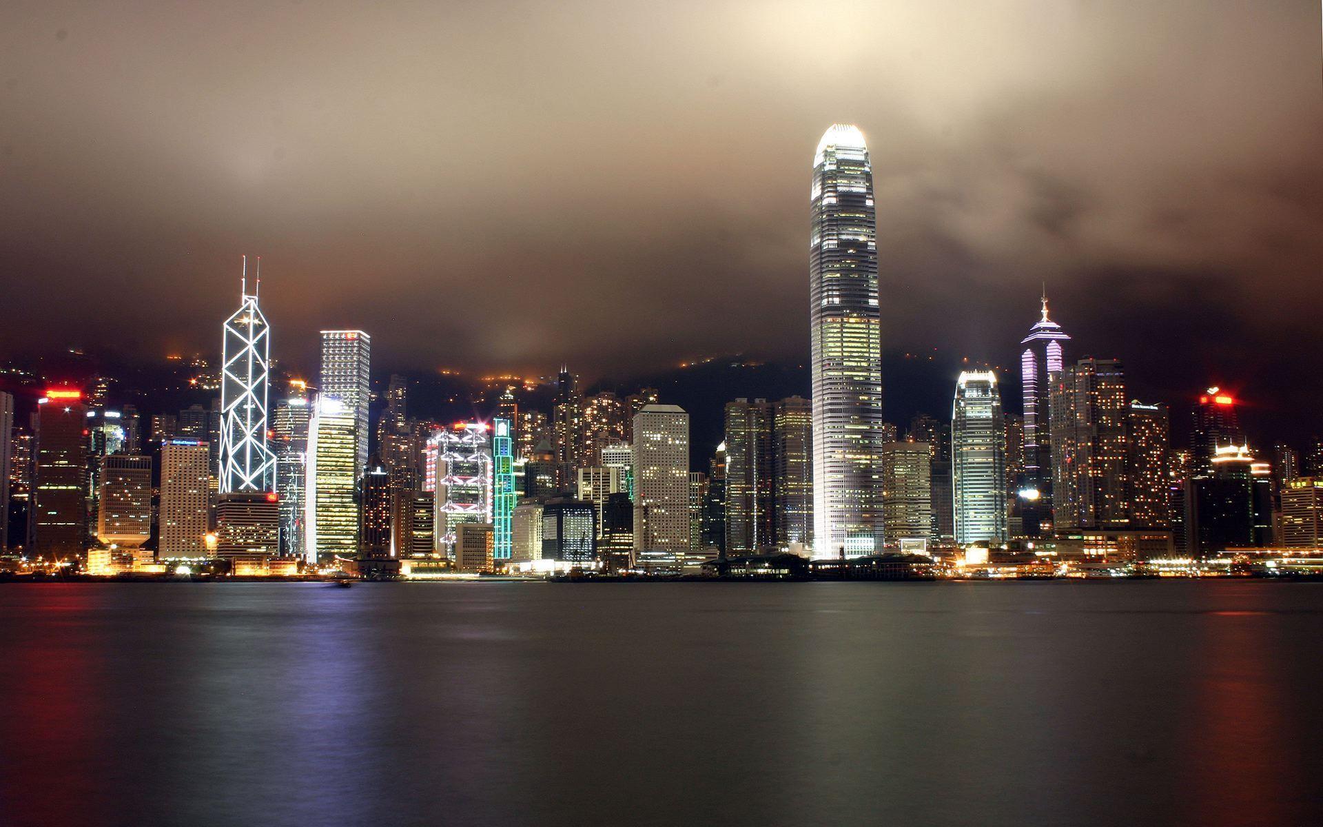 1920x1200 Hong Kong City Ocean Wide Stills, Image, Photos, Picture, Wallpaper