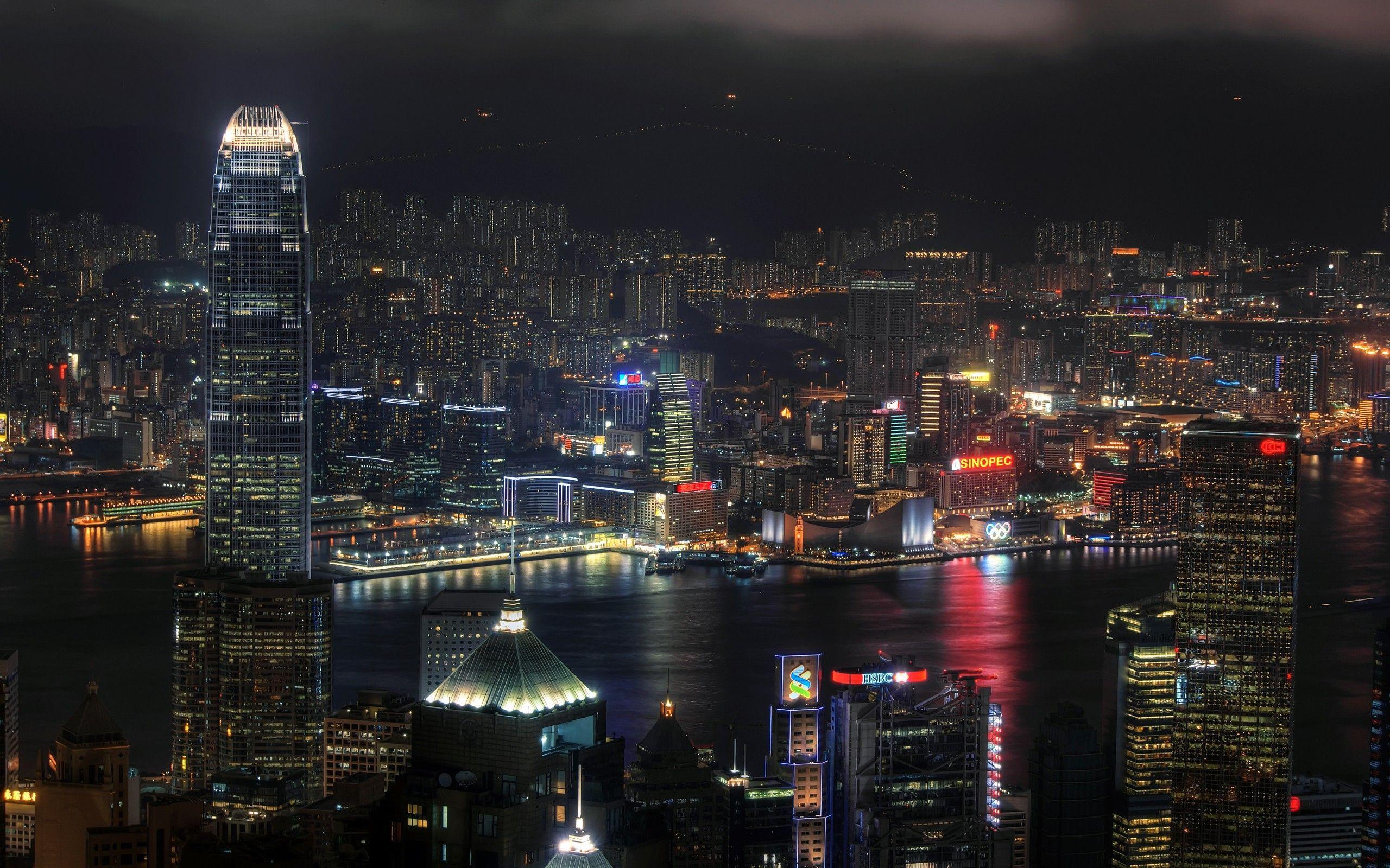 Hong Kong Night View Wallpapers - Top Free Hong Kong Night View ...