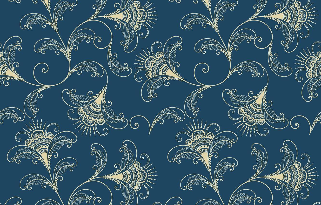 1332x850 Wallpaper pattern, vector, vector, texture, ornament, flower