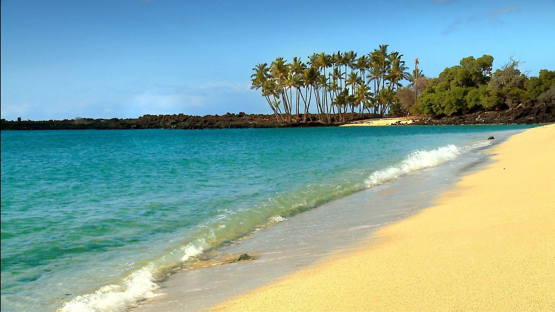 1920x1080 Awesome 4k Hawaii Beach Wallpaper. The Most Beautiful Beach