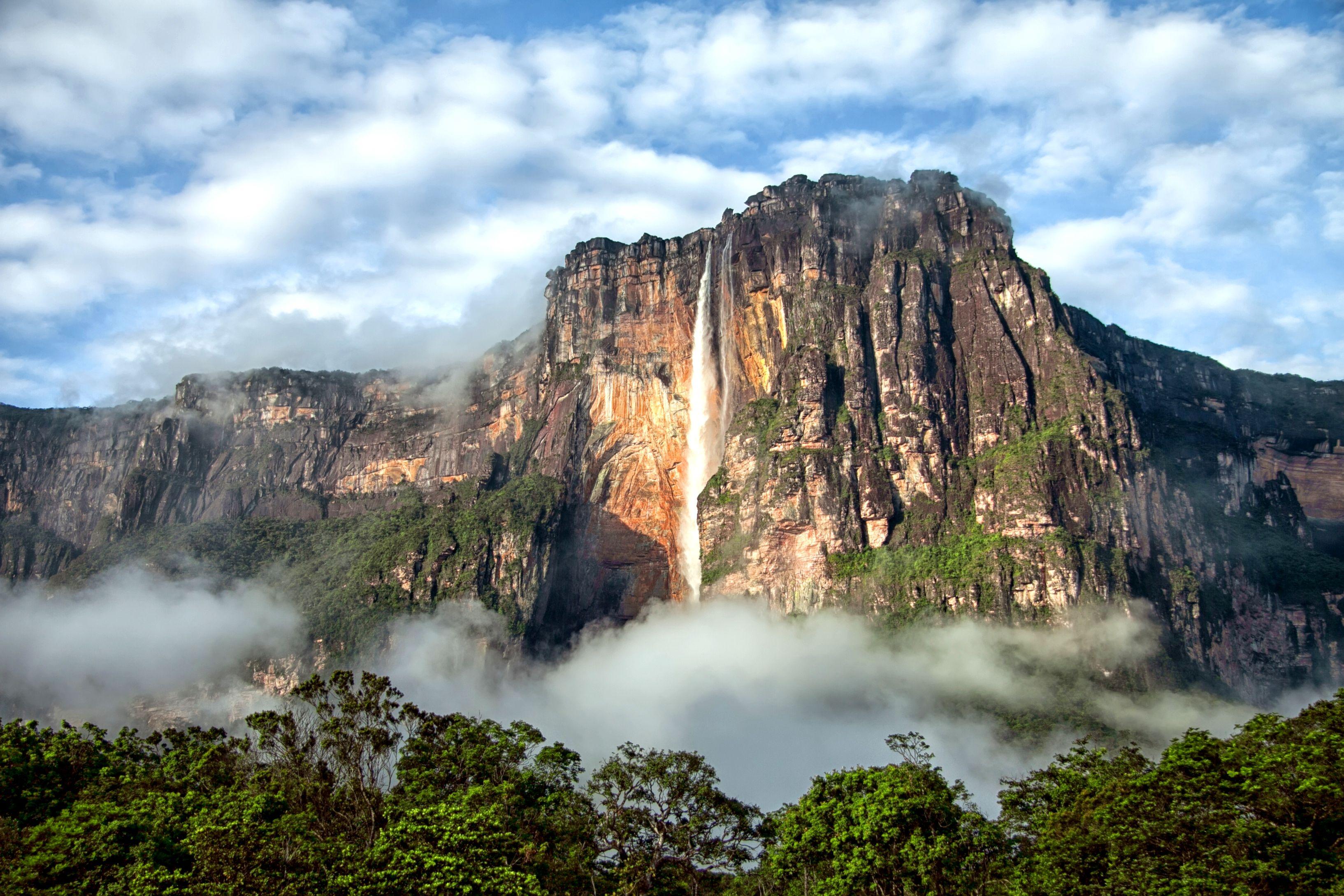 3267x2178 Angel Falls HD Wallpaper
