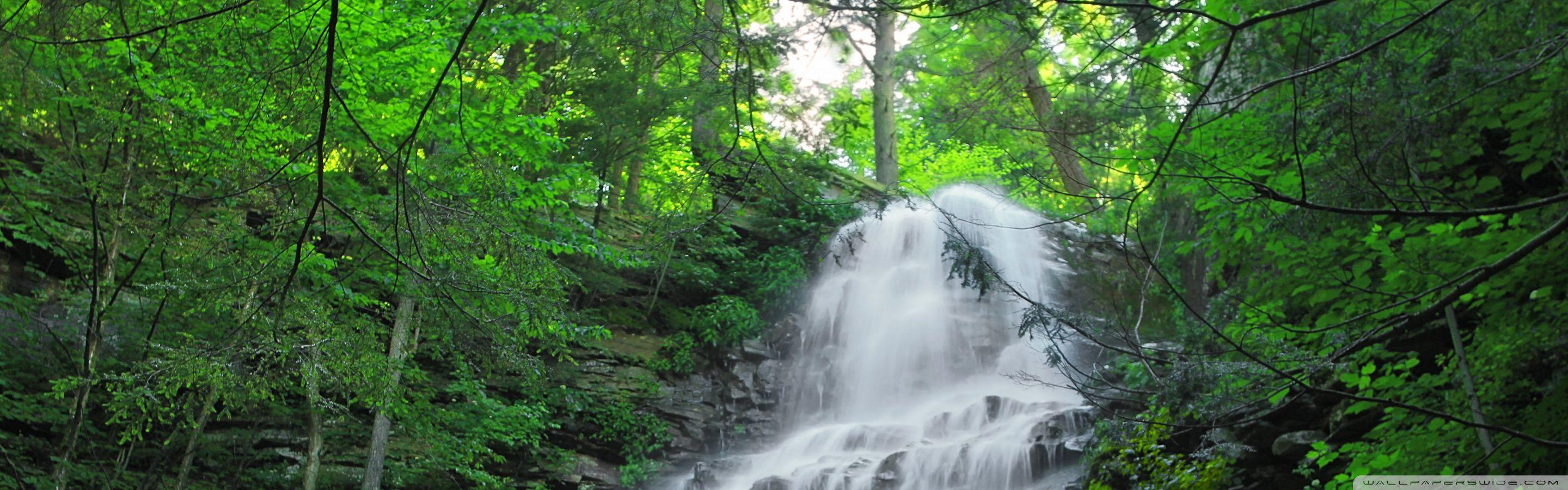 2880x900 Angel Falls Ultra HD Desktop Background Wallpaper for 4K UHD TV
