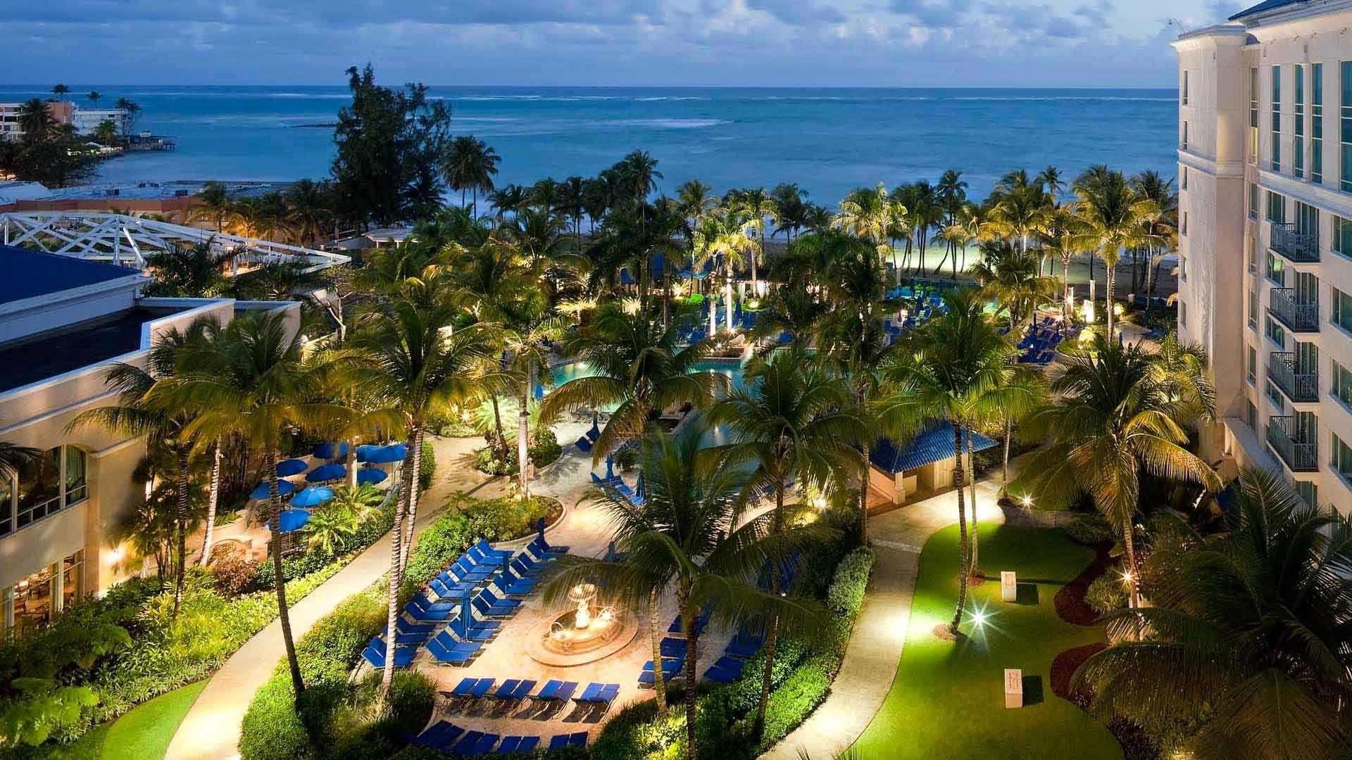 1920x1080 Puerto Rico Night Wallpaper High Quality Free Download. Landscape