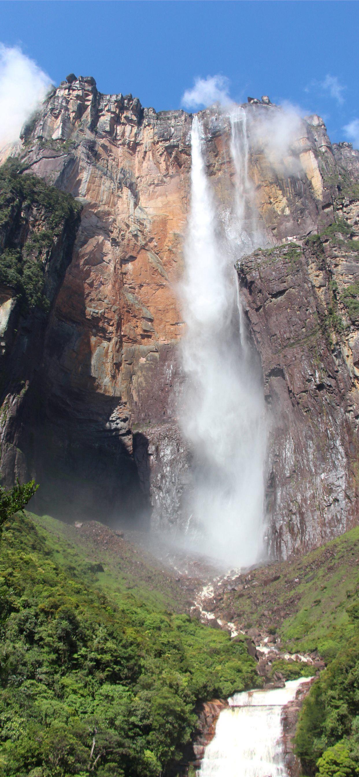 1242x2688 Angel Falls and a Dugout of Hell iPhone X Wallpaper Free Download