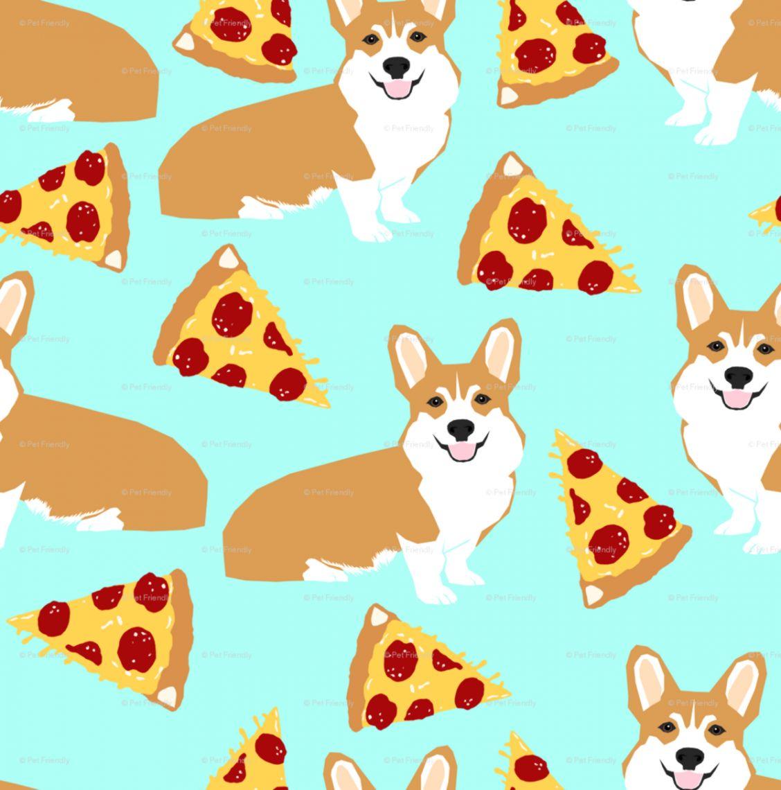 Cute corgi Seamless pattern Printing on fabric and wrapping paper  Wallpaper for nursery Valentines day 18839094 Vector Art at Vecteezy