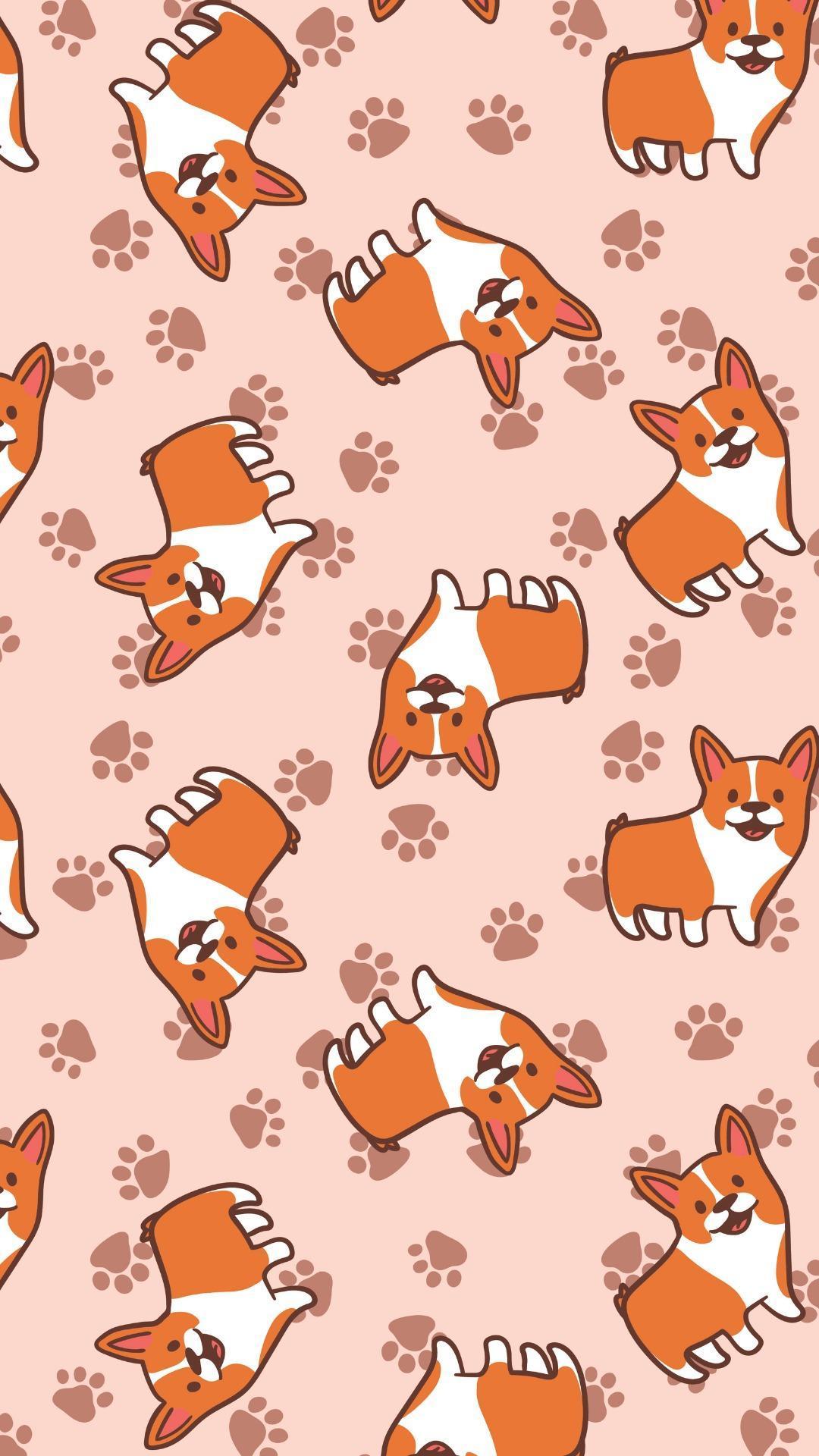 1080x1920 Corgis Wallpaper
