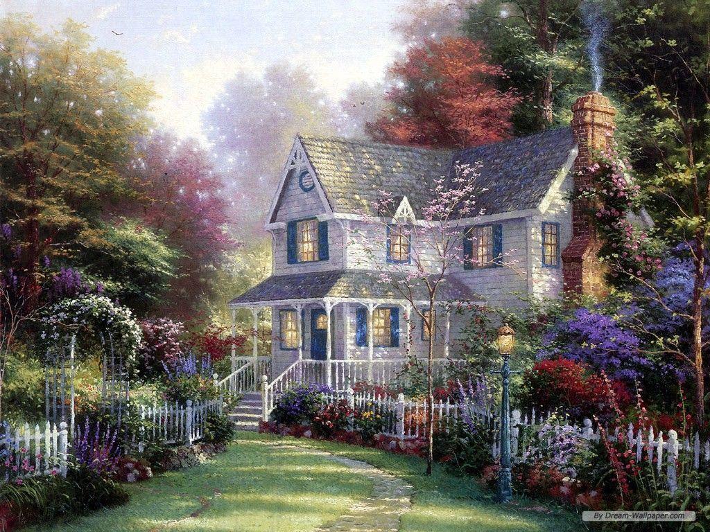 Storybook Cottage Garden Desktop Wallpapers - Top Free Storybook