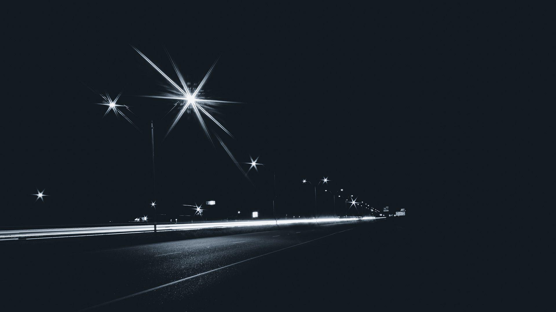 1920x1080 Night Road Wallpaper, HD Macro 4K Wallpaper, Image, Photo