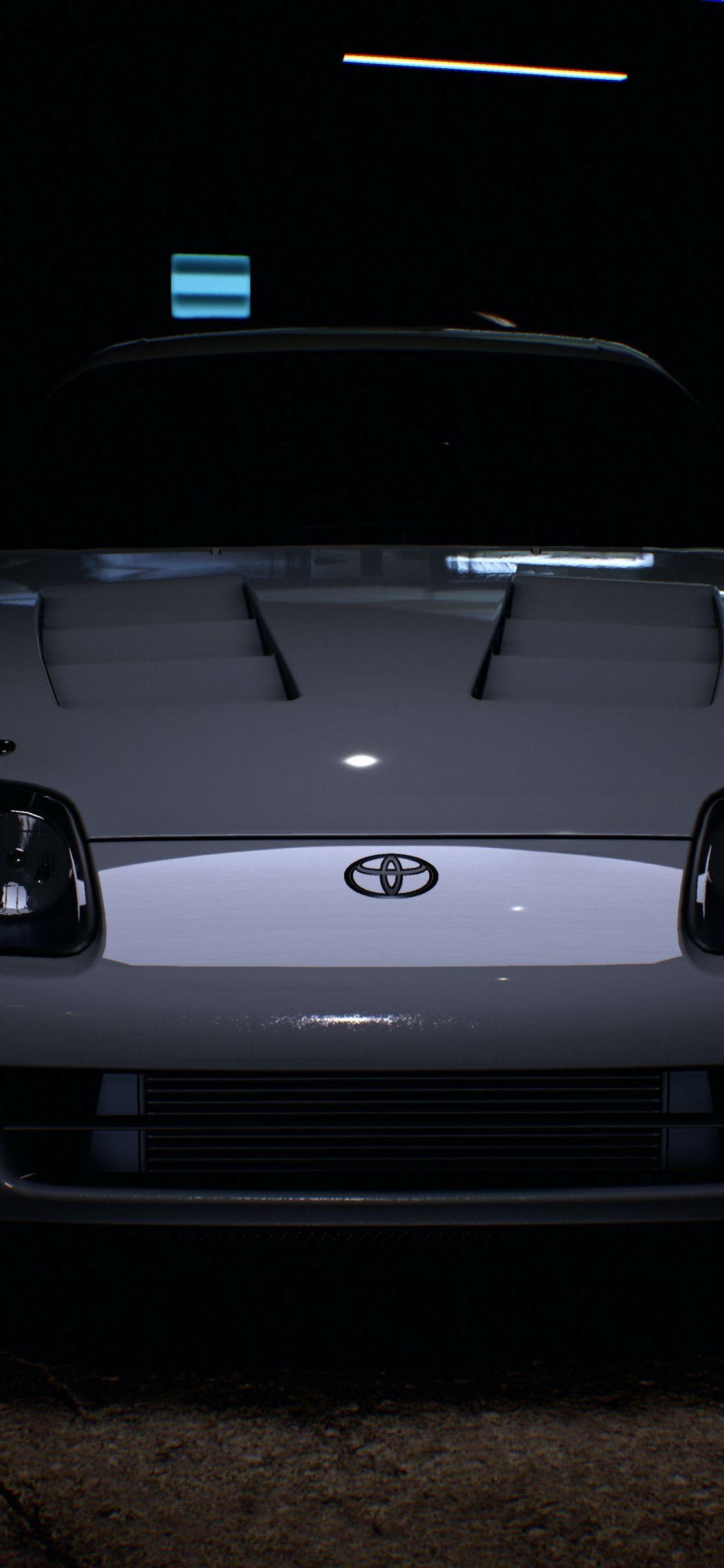 1125x2436 Download 1125x2436 wallpaper grey, toyota supra, vidoe game, need