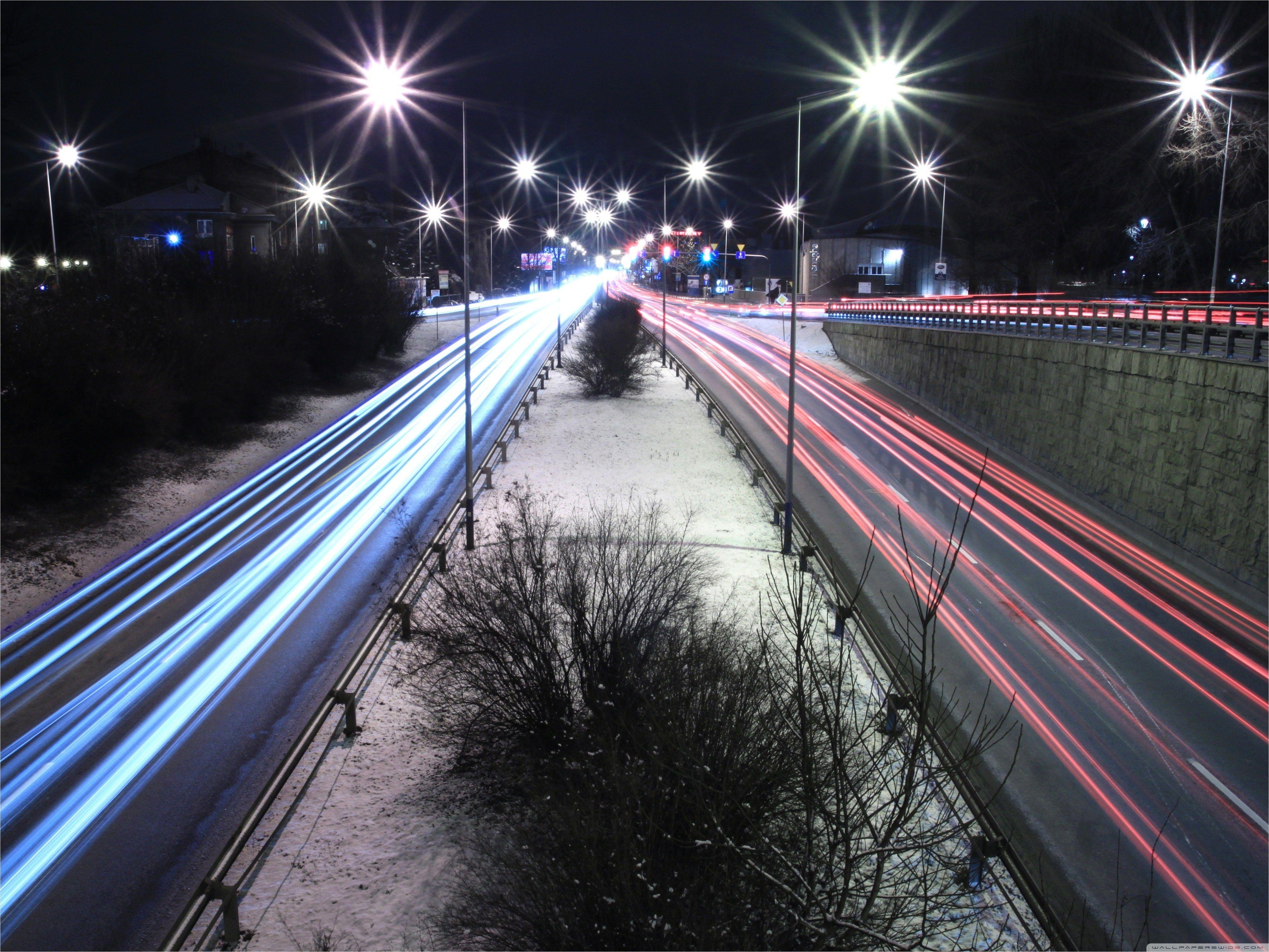 4098x3074 Long Exposure Night Road