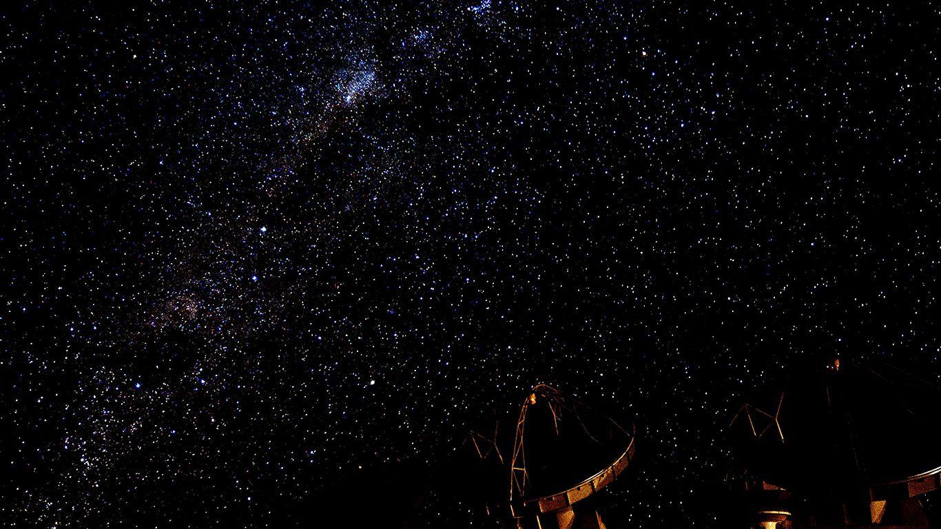 1366x768 Space Dark Star Nature Black Sky