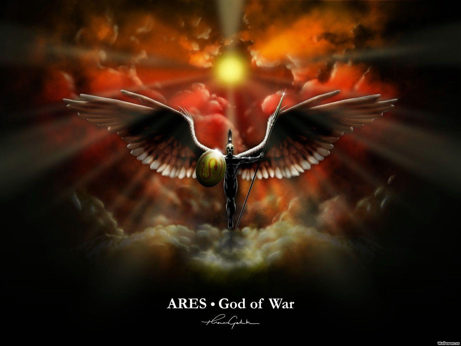 1600x1200 Ares God of War illustration, Ares, Greek mythology, mythology