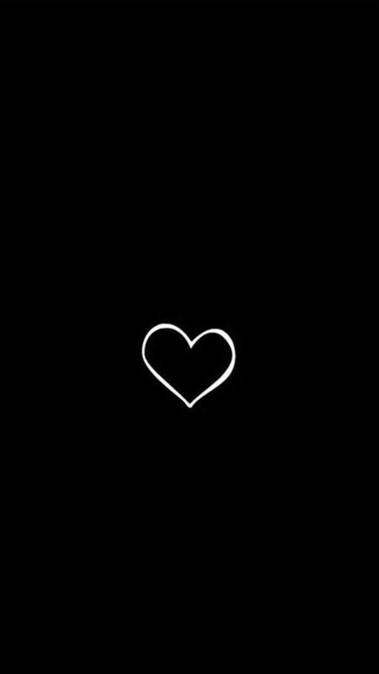 Black and White Heart Wallpapers - Top Free Black and White Heart  Backgrounds - WallpaperAccess