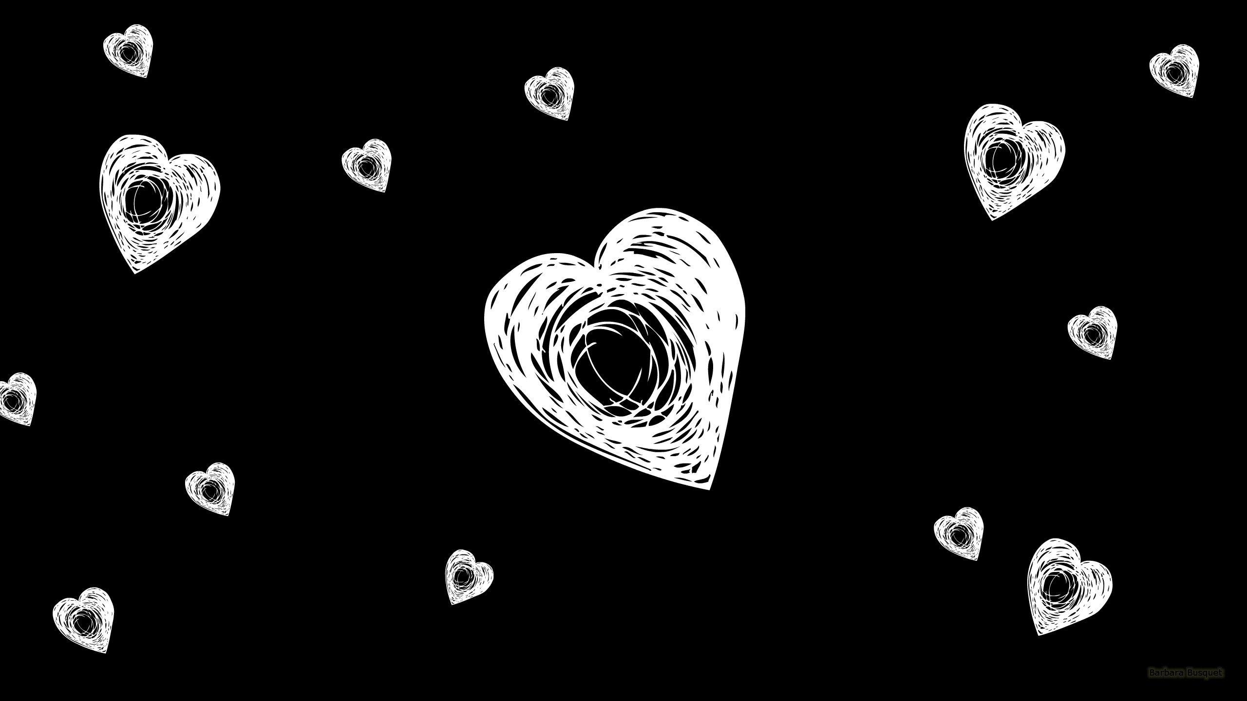 2560x1440 Black Pattern's HD Wallpaper