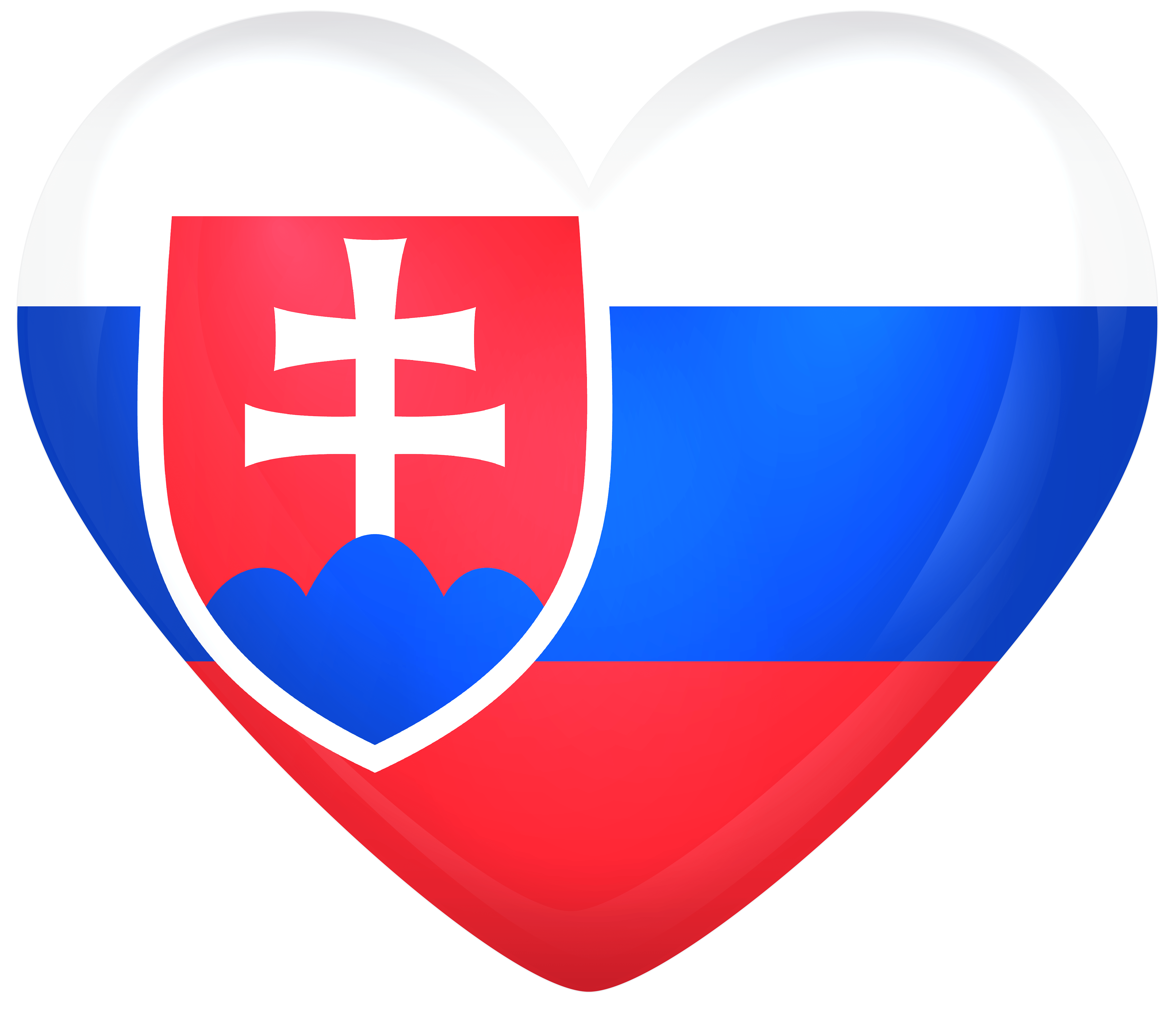 6000x5150 Slovakia Large Heart Flag Quality