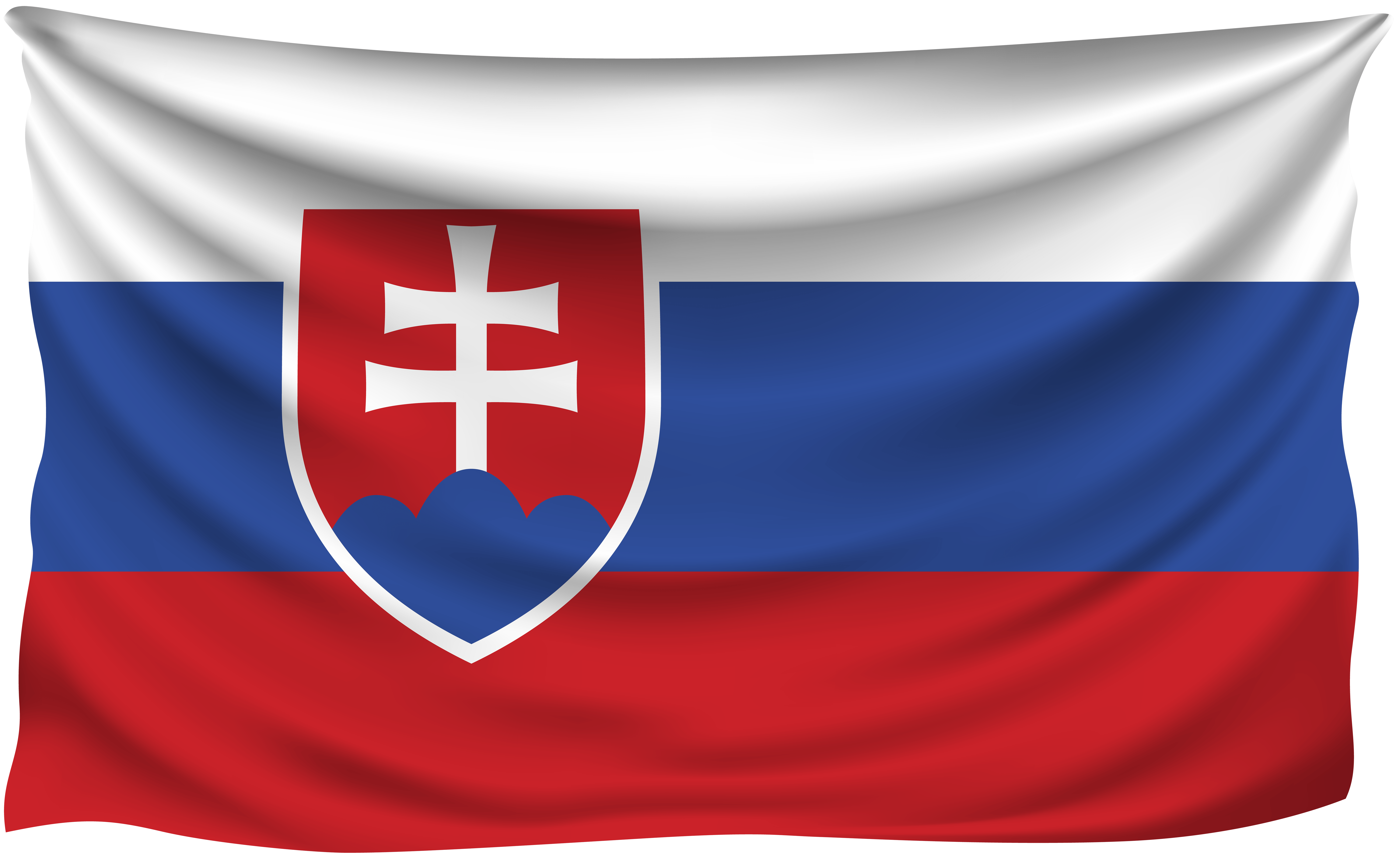 8000x4917 Slovakia Wrinkled Flag Quality