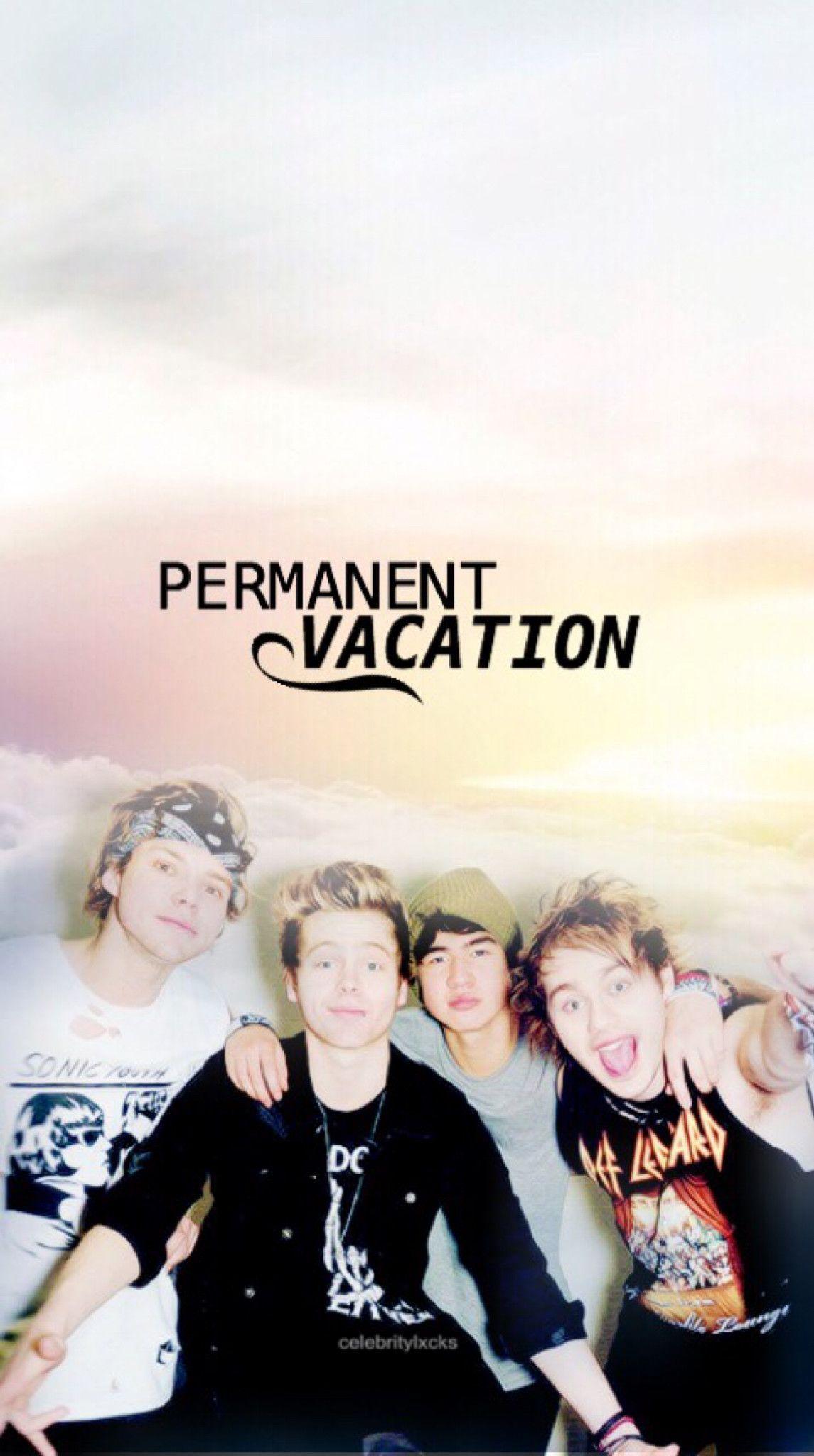 1145x2048 Ashton Irwin Wallpaper Wearing Band Shirts