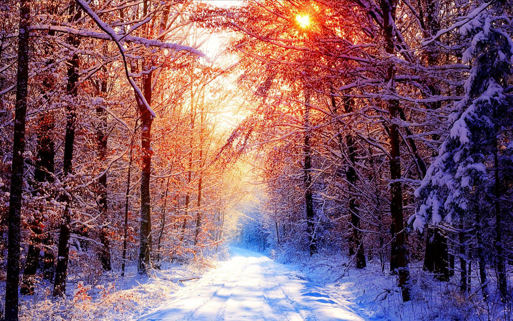 1680x1050 Winter sunrise landscape 23335 landscape scenery