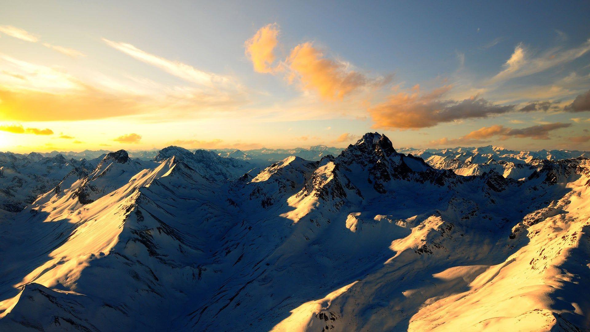 Snow Sunrise Wallpapers Top Free Snow Sunrise Backgrounds WallpaperAccess