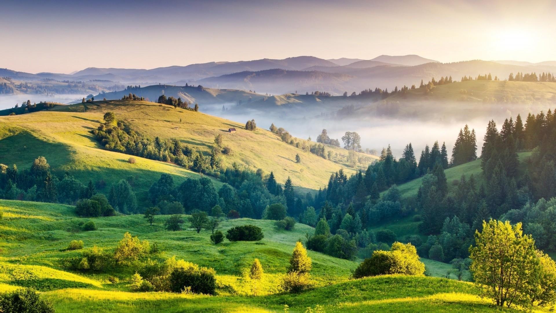 1920x1080 Summer Mountains Wallpaper