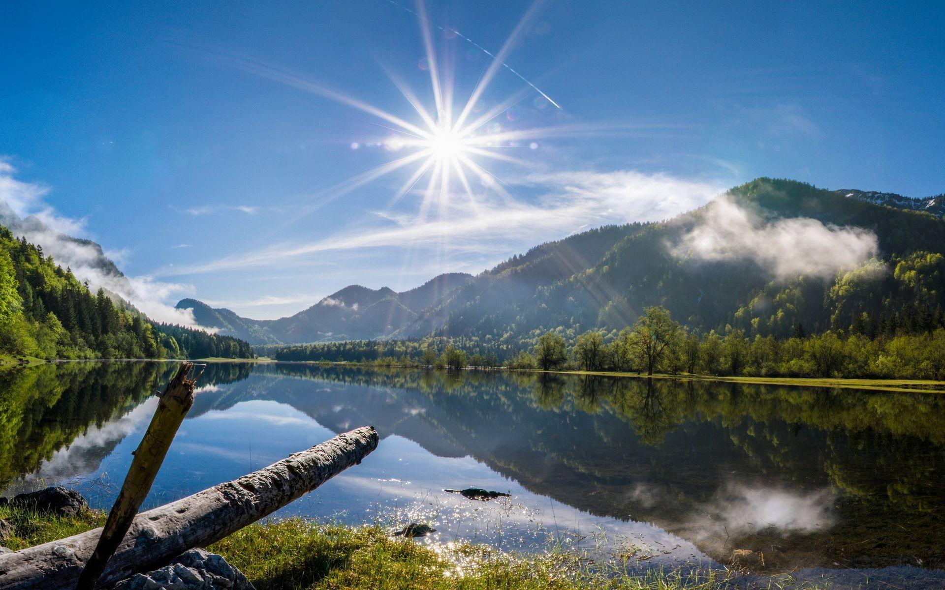 1920x1200 Summer Mountain Wallpaper