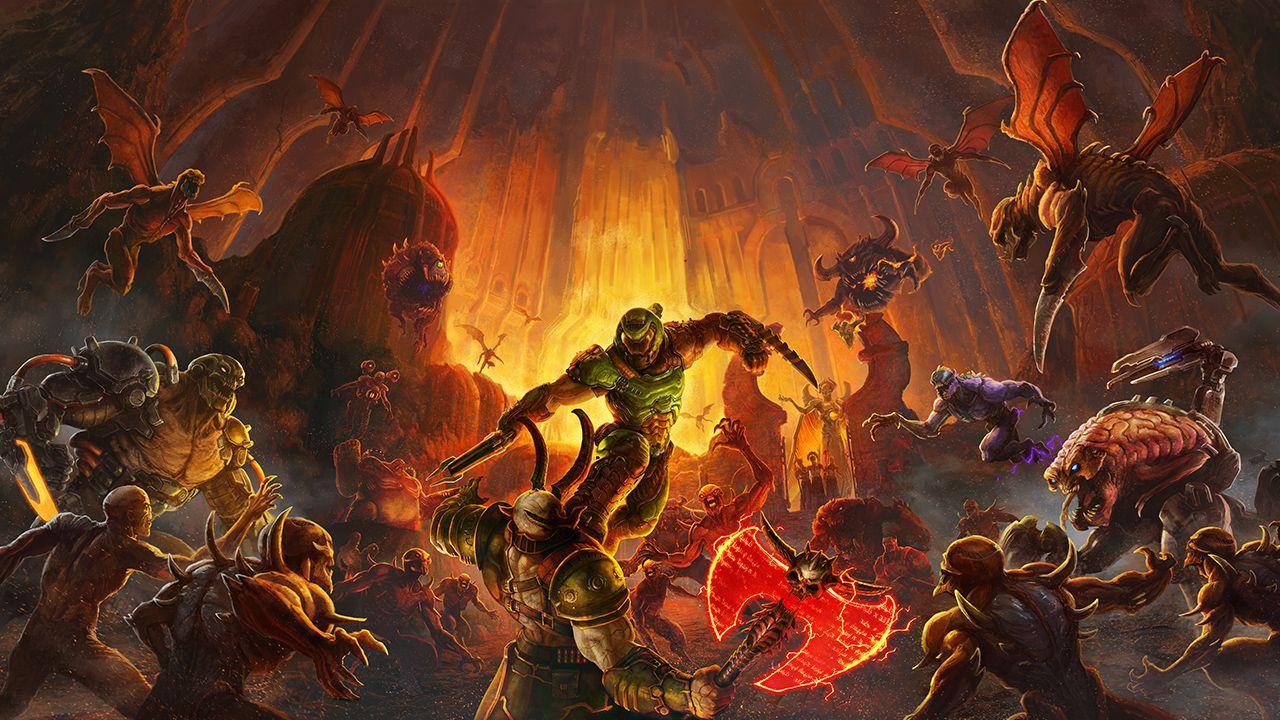 1280x720 DOOM Eternal Video Game Wallpaper